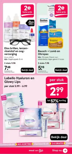 Etos folder - Voorbeeld van een folder van Etos, geldig van 29-06-2026 | Pagina: 81 | Producten: Kan, Geluid, Oogdruppels