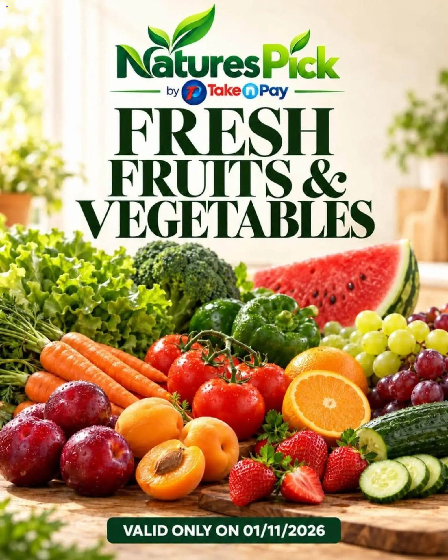 New Take n Pay catalogue – valid from 01/11/2026 | Page: 8 | Products: Vegetables