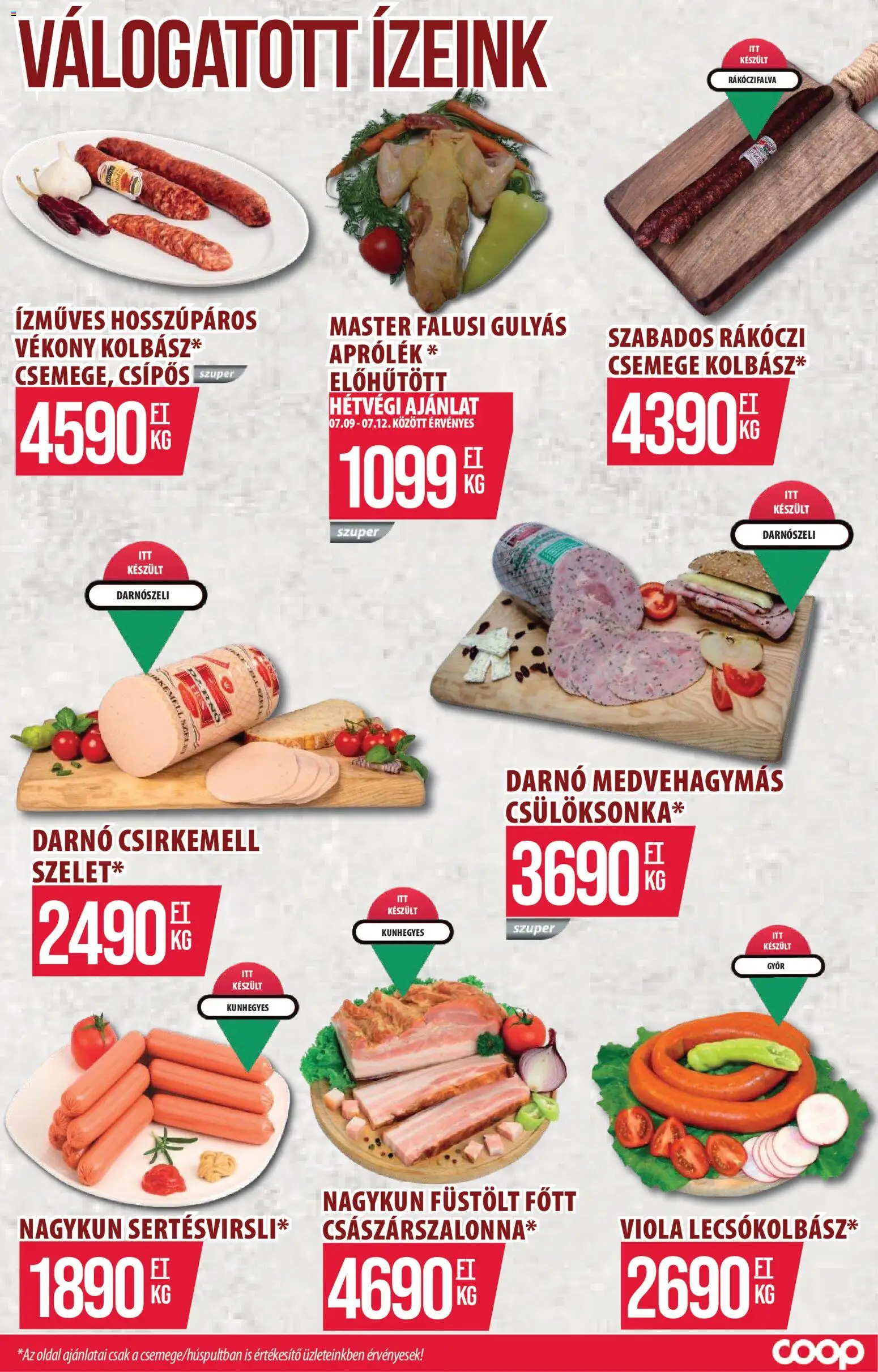 COOP Szolnok akciós ujság - amely érvényes a következő dátumtól: 2026.07.09. | Oldal: 11 | Termékek: Csirkemell