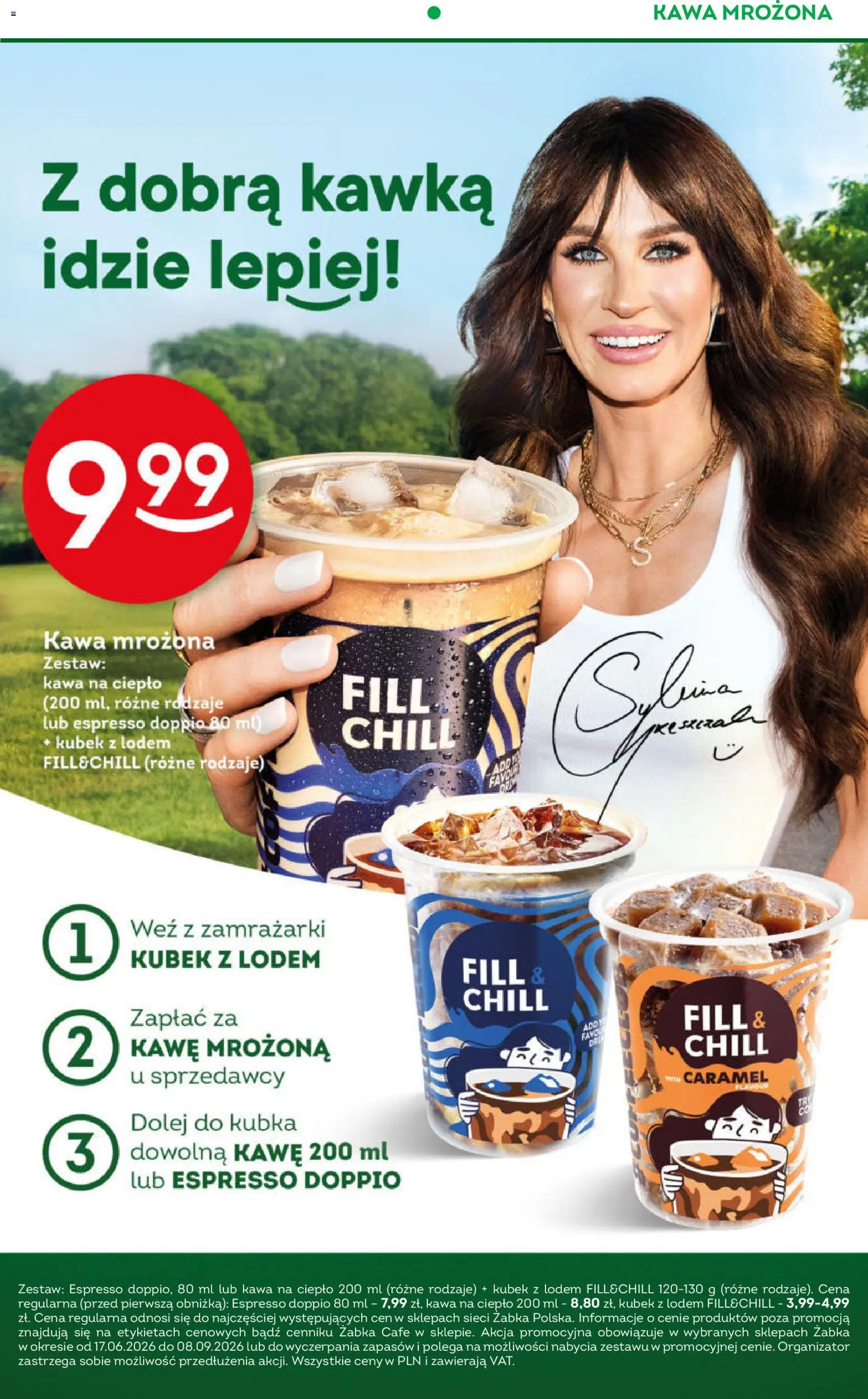 Żabka gazetka od 10.08.2026 | Strona: 14 | Produkty: Kawa mrozona, Kawa