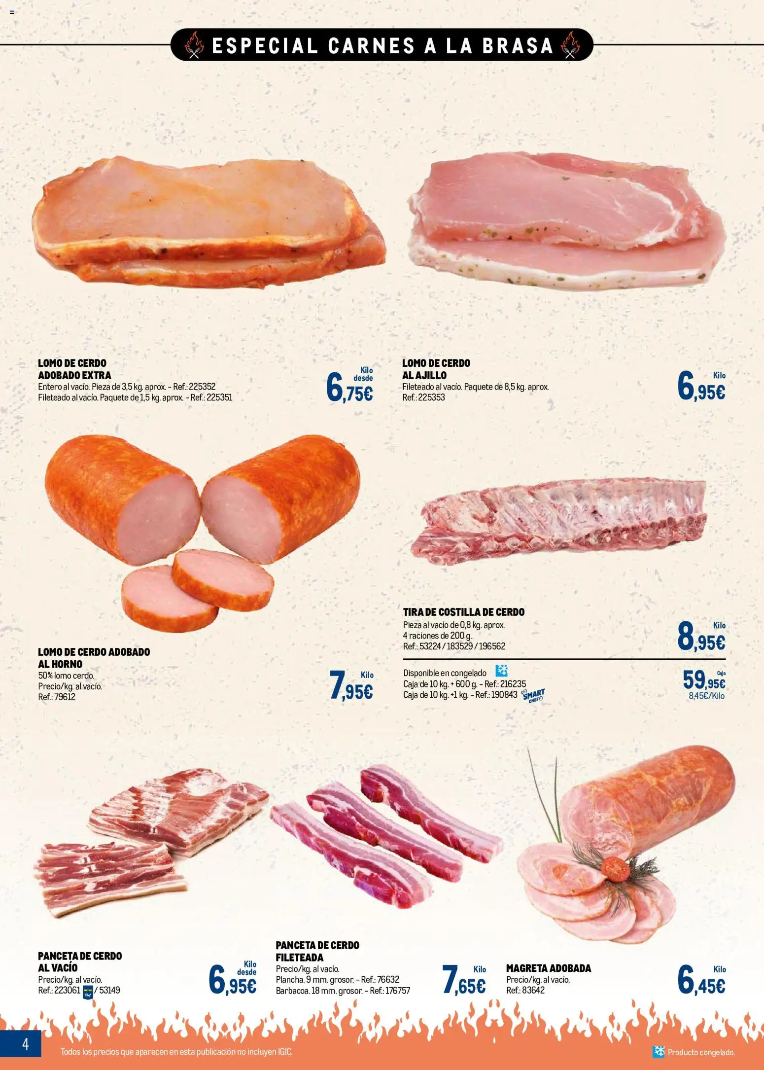 Makro Expertos en carnes Canarias │ válido desde el 01.06.2026 | Página: 4 | Productos: Ηλεκτρικός φούρνος, Costilla de cerdo, Horno, Caja