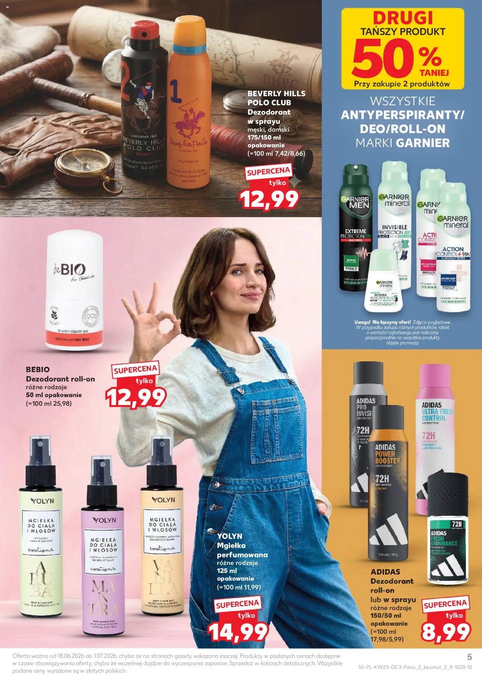 Kaufland Polsko leták - Drogerię od 18.06.2026 | Strana: 5 | Produkty: Body