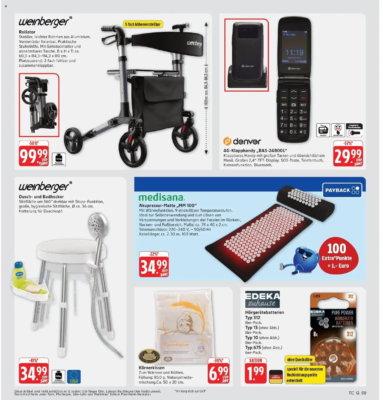 Marktkauf Prospekt Kirchheim (ab 31.08.2026) » Angebote online | Seite: 41 | Produkte: Batterien, Badhocker
