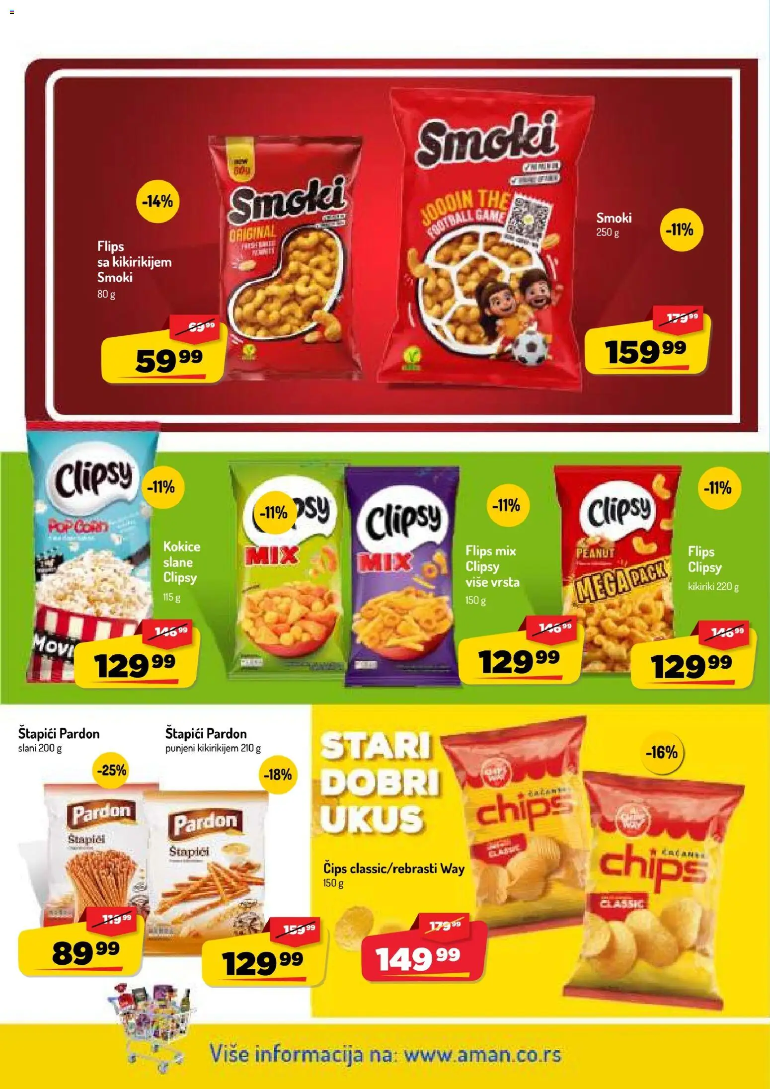 Aman katalog - važi od 28.09.2026 | Strana: 30 | Proizvode: Čips, Smoki, Kikiriki, Popcorn