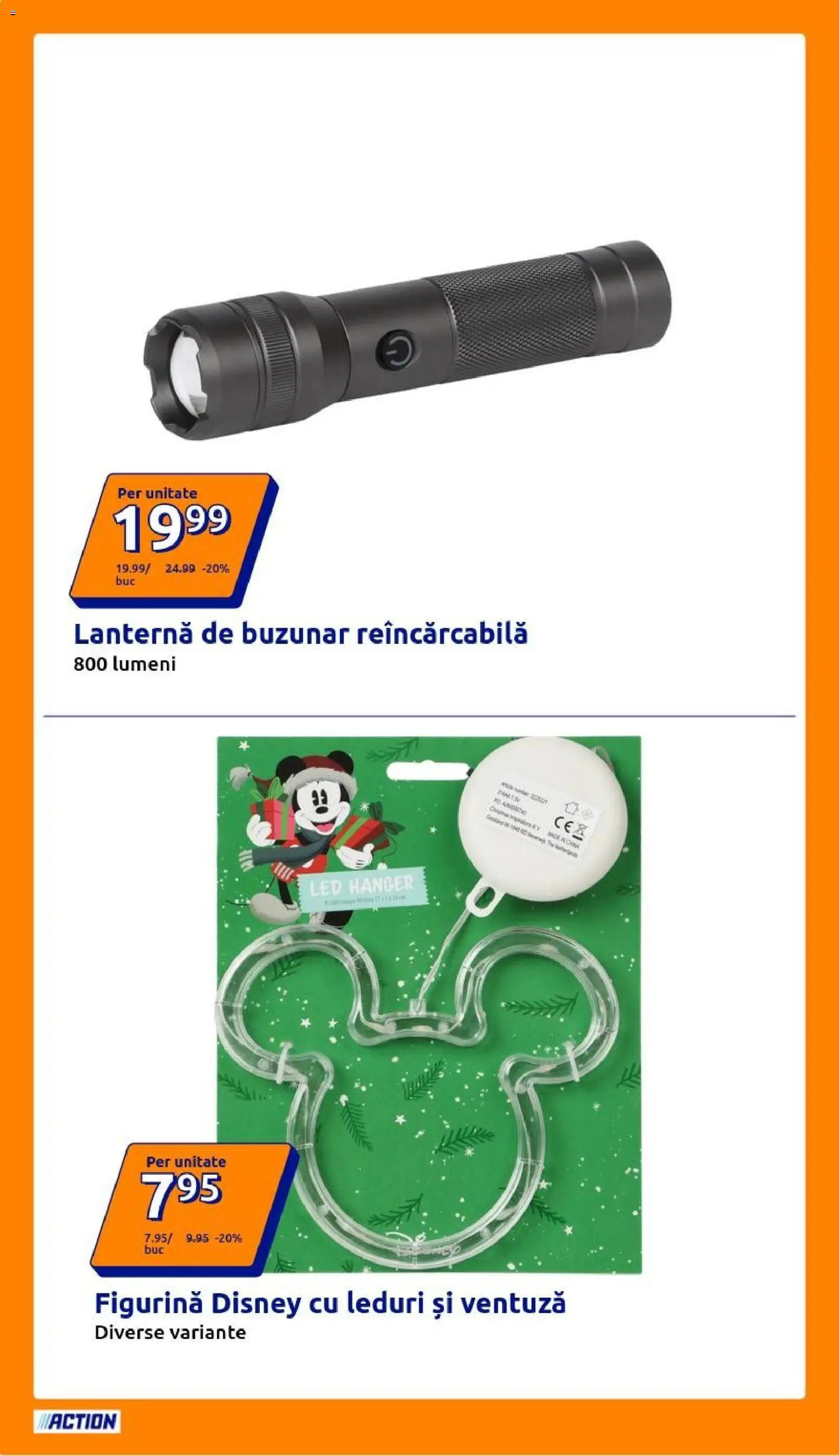 Noul catalog ACTION – valabil de la 21.10.2026 | Pagină: 10 | Produse: Disney, LED