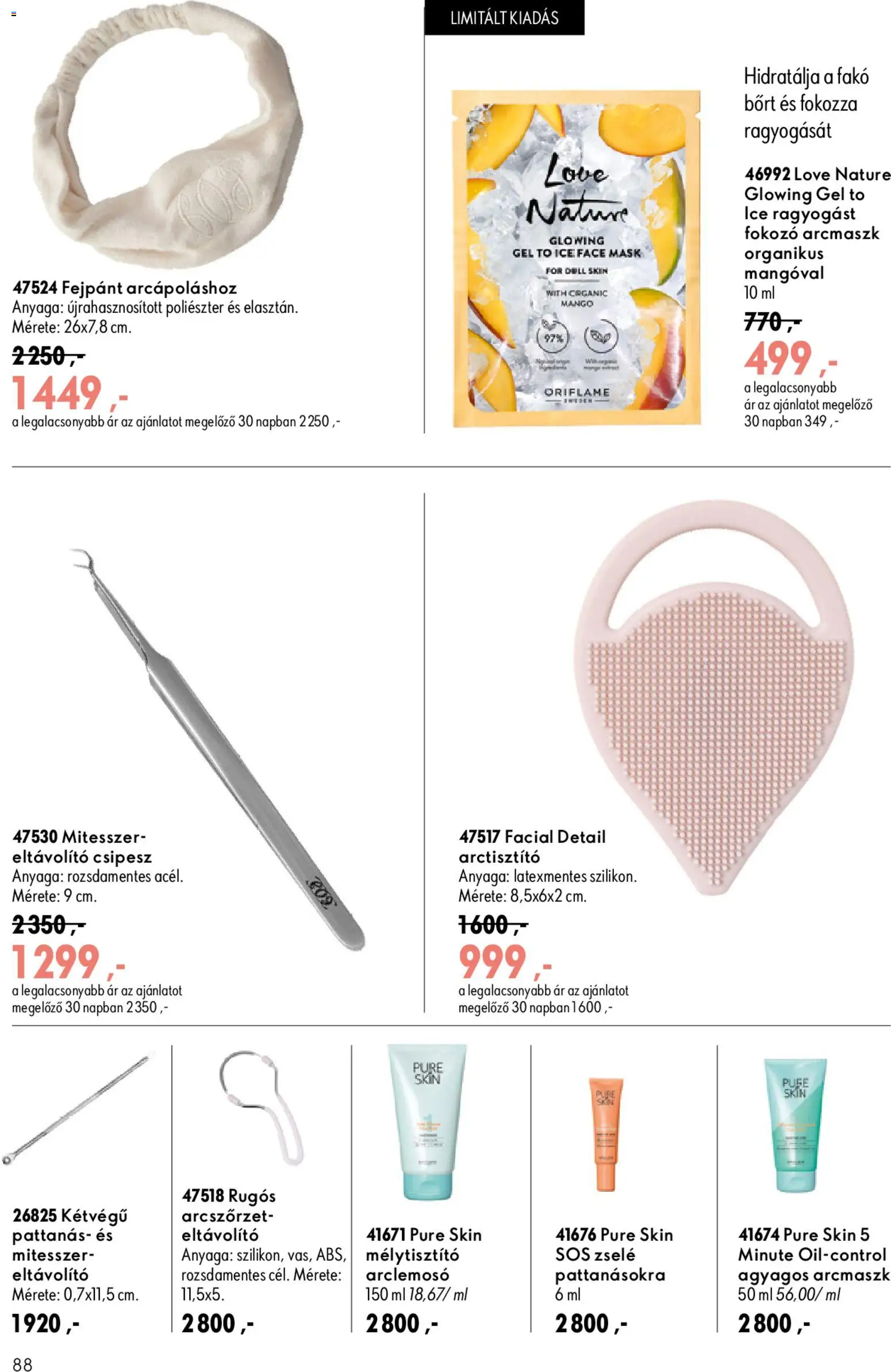 Oriflame akciós ujság - amely érvényes a következő dátumtól: 2026.07.08. | Oldal: 88 | Termékek: Mangó