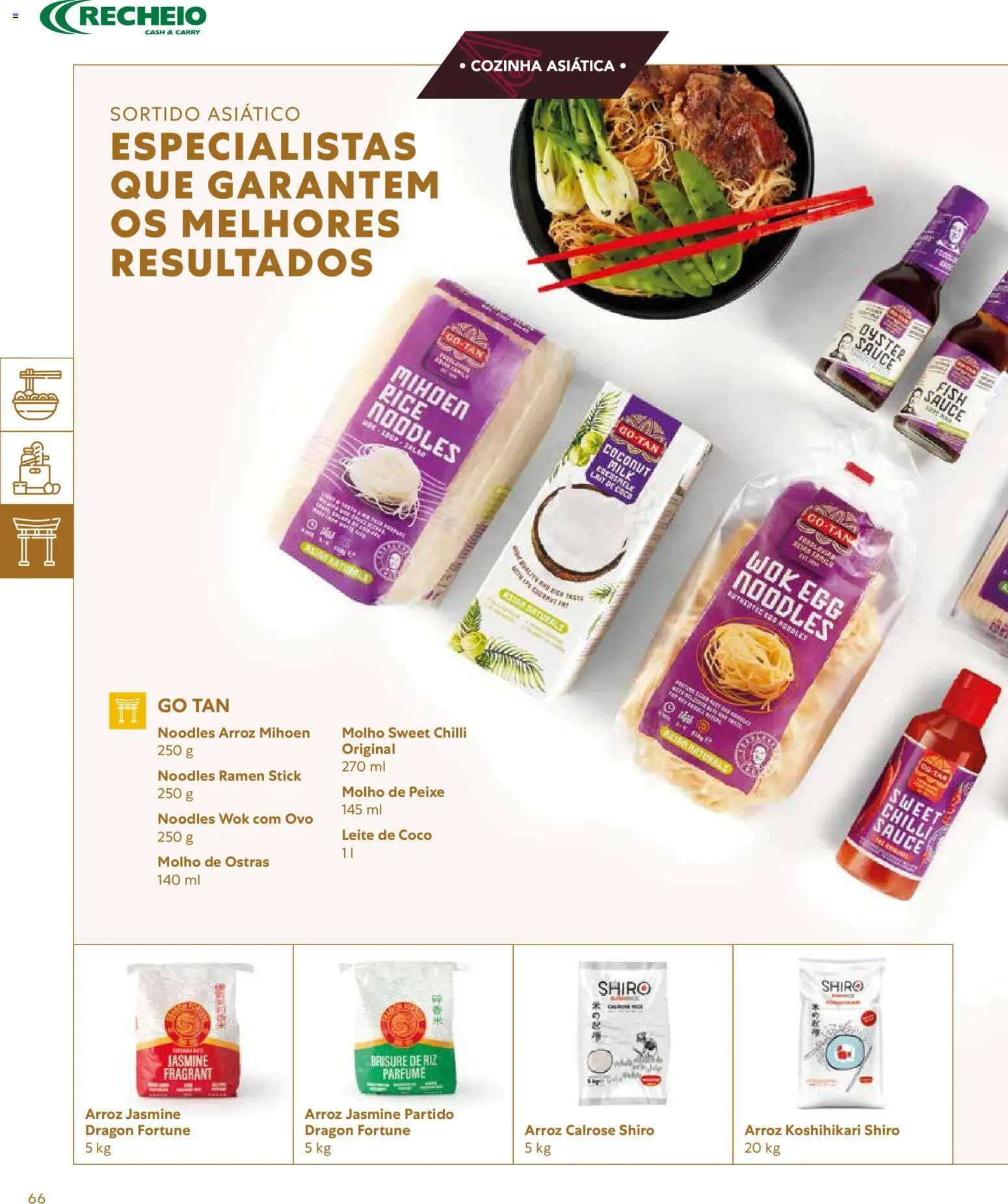 Recheio - Catálogo de Alfragide │ válido de 16/03/2026 | Página: 66 | Produtos: Molho Sweet Chilli, Leite, Peixe, Leite de coco
