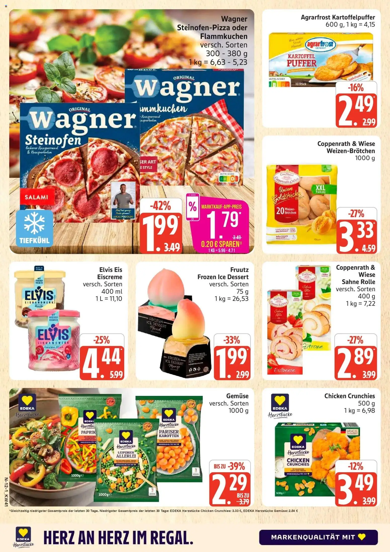 Marktkauf Prospekt Buxtehude (ab 05.10.2026) » Angebote online | Seite: 12 | Produkte: Gemüse, Zitrone, Salami, Eis