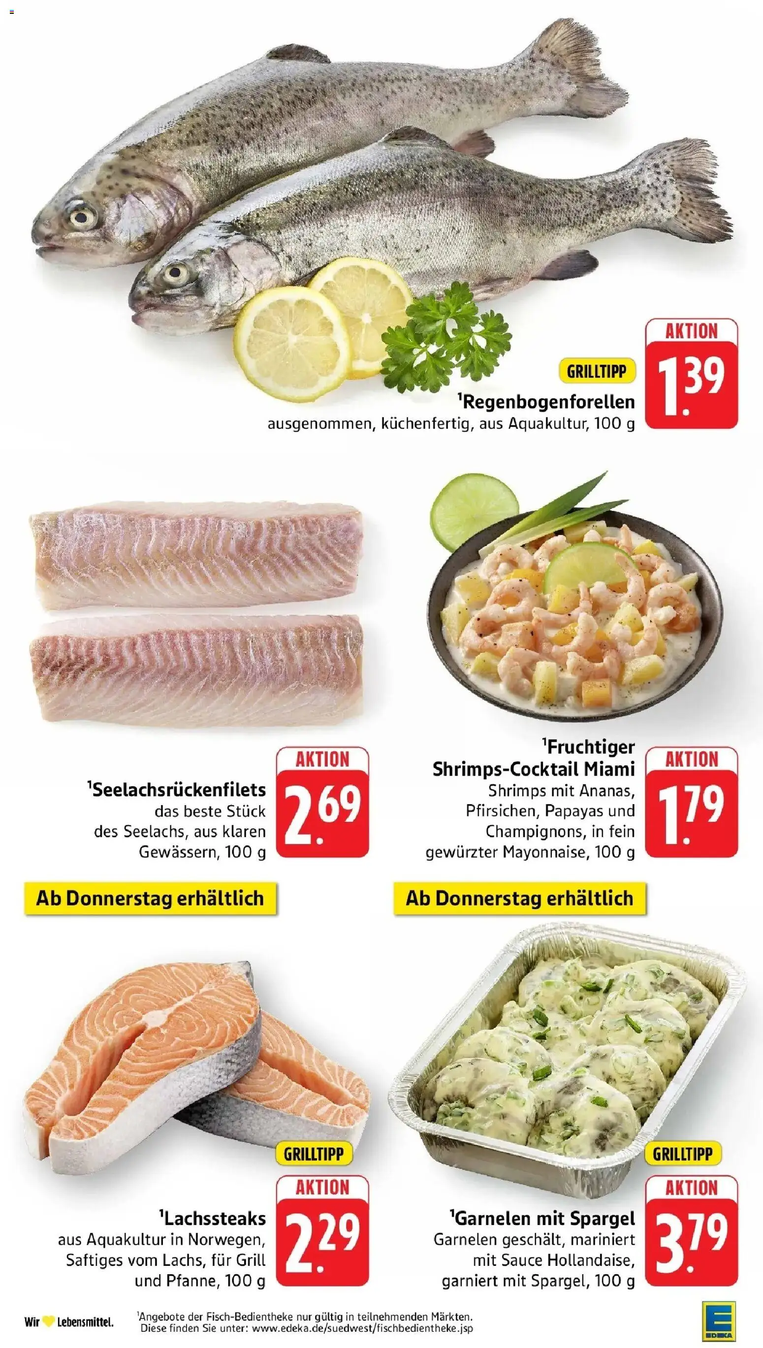 Edeka prospekt Pfalzgrafenweiler	 – gültig ab 27.04.2026 | Seite: 17 | Produkte: Grill, Garnelen, Spargel, Steak