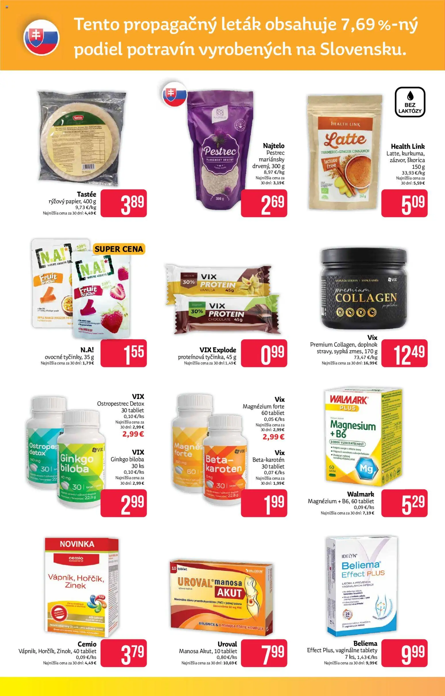 Nové Teta drogerie akcie – leták je platný od 20.07.2026 | Strana: 12 | Produkty: Tablet, Protein, Mango