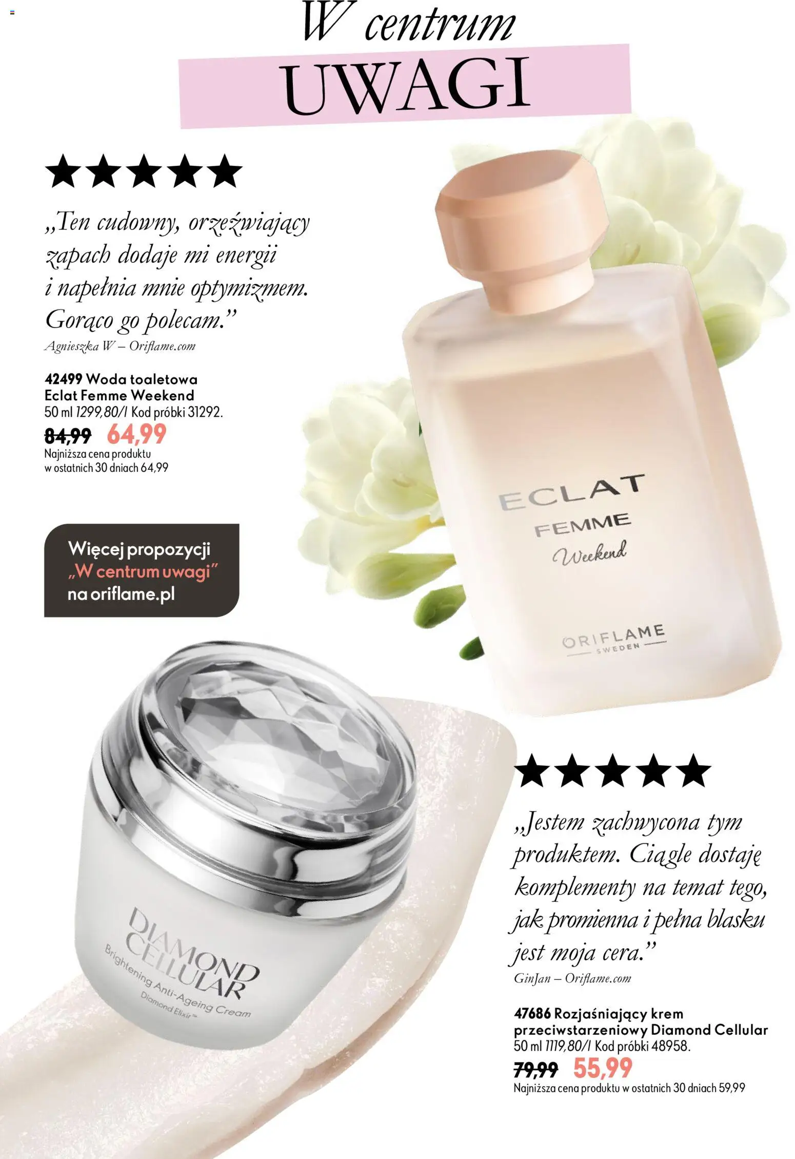 Oriflame Katalog Highlights 14 od 30.09.2026 | Strona: 2 | Produkty: Zapach, Woda toaletowa, Krem, Woda