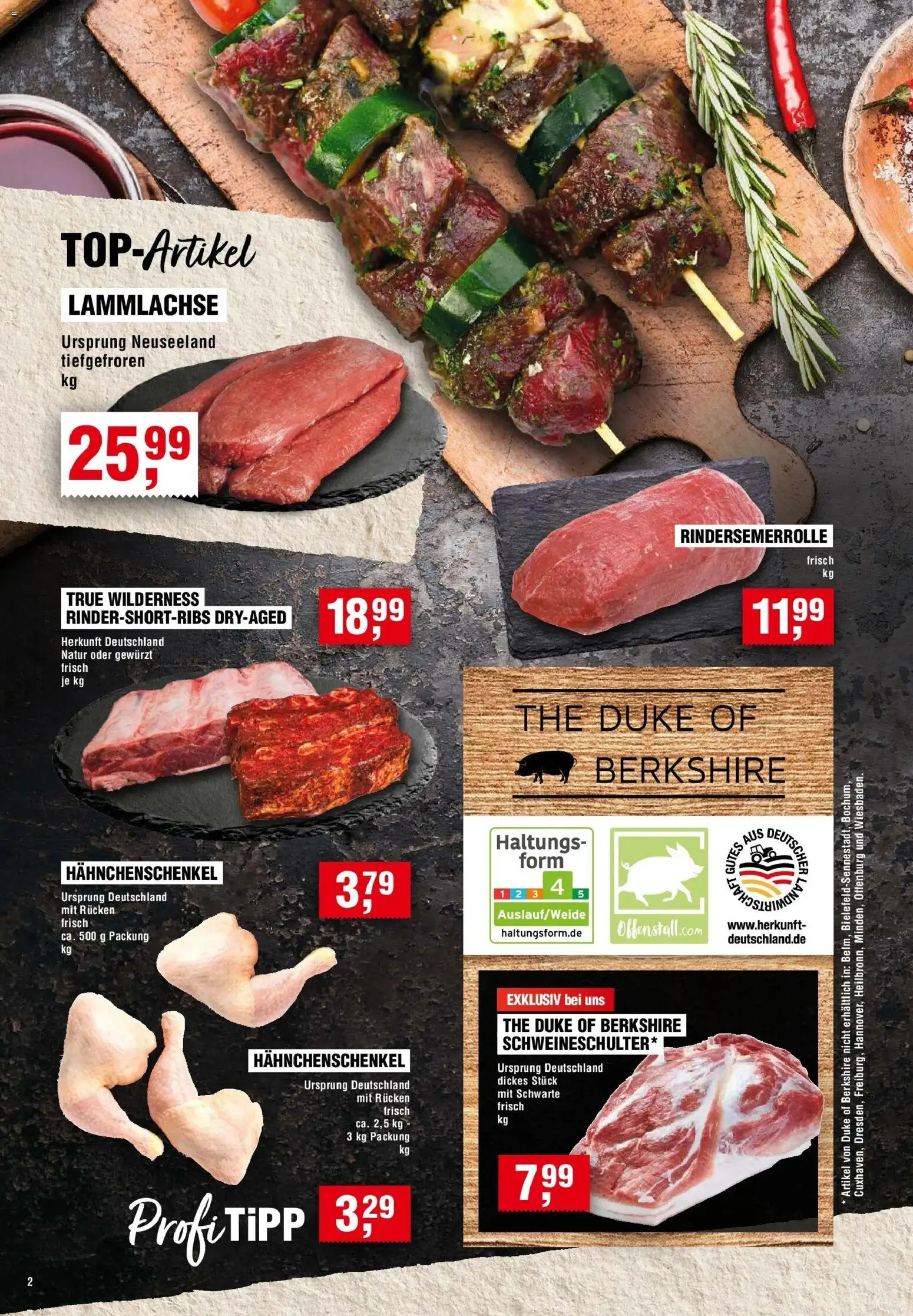 Edeka Prospekt Dresden – gültig ab 13.08.2026 | Seite: 2 | Produkte: Hahnchenschenkel