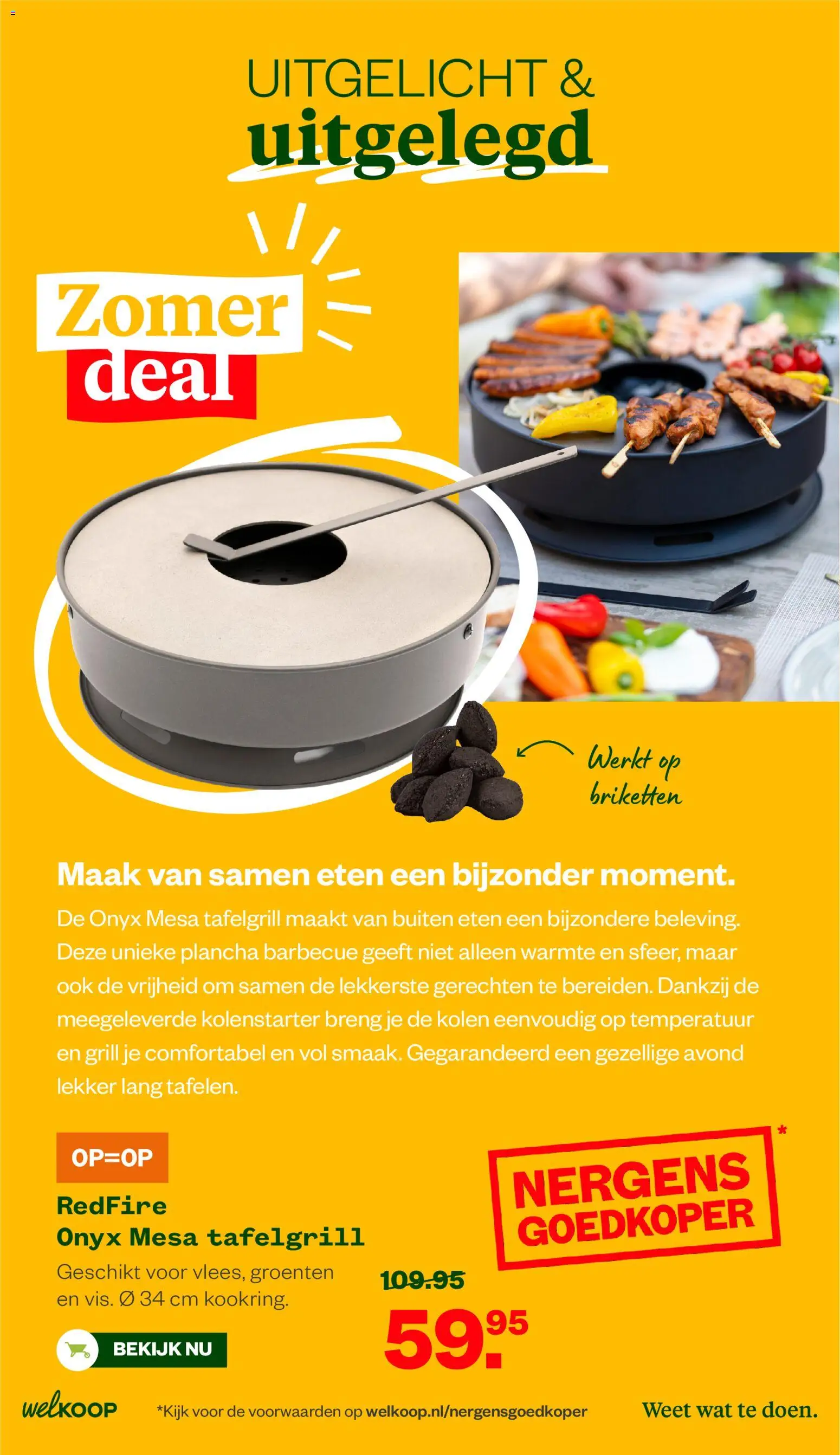 {H1} | Pagina: 5 | Producten: Briketten, Grill, Groenten, Barbecue