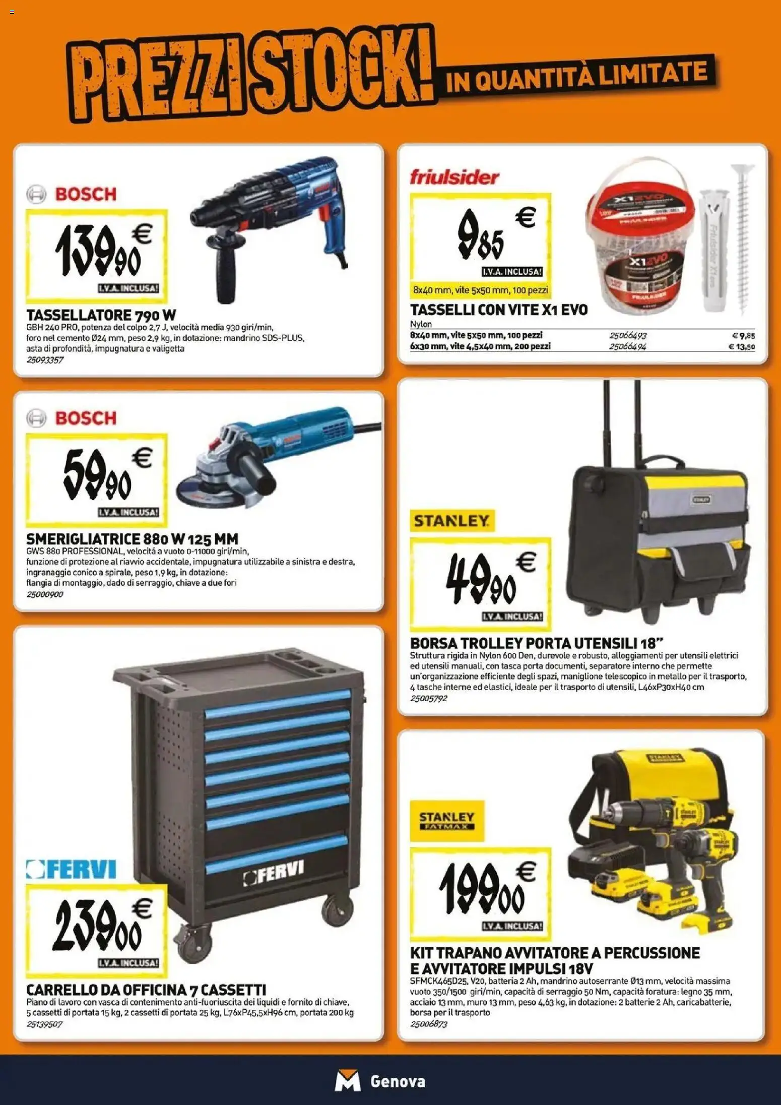 Nuovo Tecnomat catalogo dal 29/10/2026 > offerte anteprima 🛍️ | Pagina: 20 | Prodotti: Avvitatore, Trapano, Trolley, Batterie
