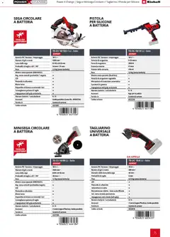 Anteprima del volantino Einhell volantino Elettroutensili  valido a partire dal 17.03.2026 | Pagina: 77 | Prodotti: Scivolo, Silicone, Alluminio, Batterie