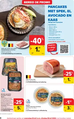Carrefour market folder week 30 - Voorbeeld van een folder van Carrefour market, geldig van 22/07/2026 | Pagina: 8 | Producten: Ham, Merguez, Avocado, Kaas