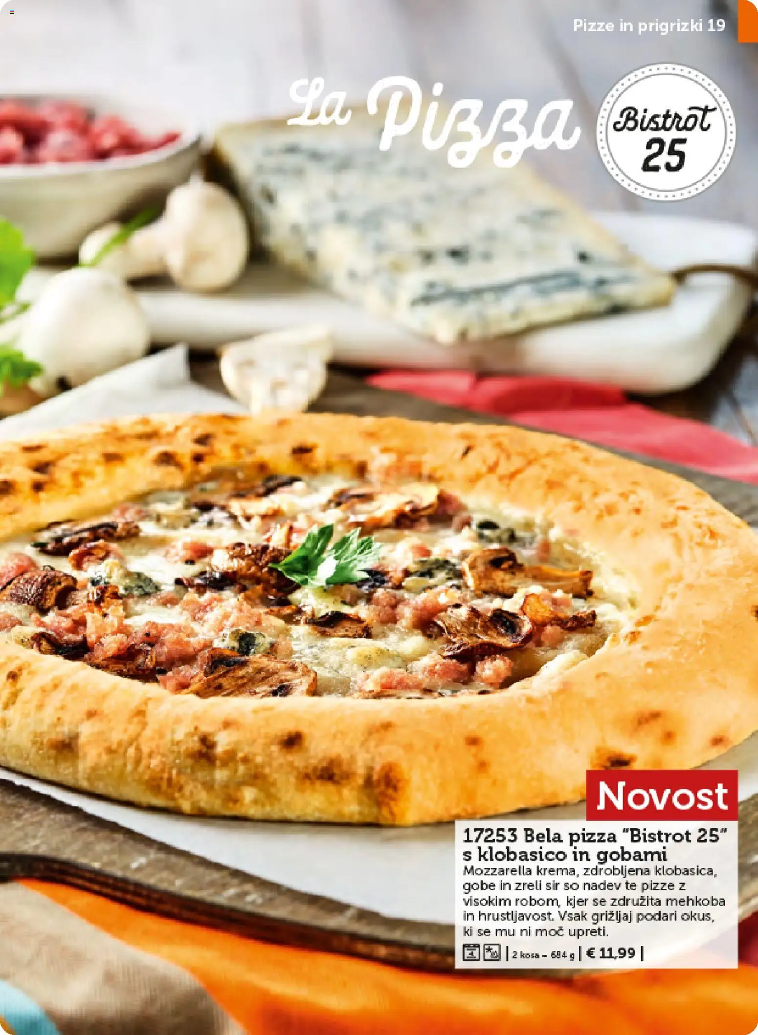 Novi Bofrost katalog ponudbe – veljaven od 01.02.2026 | Stran: 19 | Izdelki: Mozzarella, Sir, Prigrizki