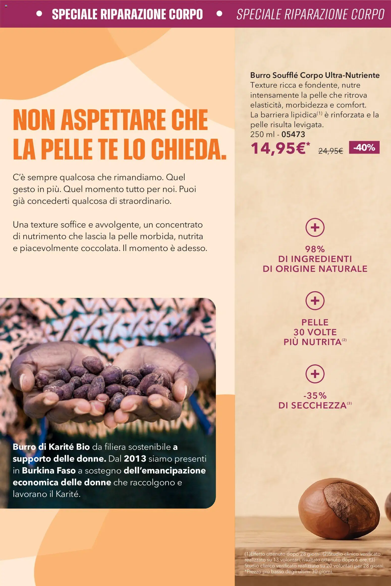 Volantino Yves Rocher del 20/10/2026 | Pagina: 72 | Prodotti: Tè, Ingredienti, Basso, Burro di karité