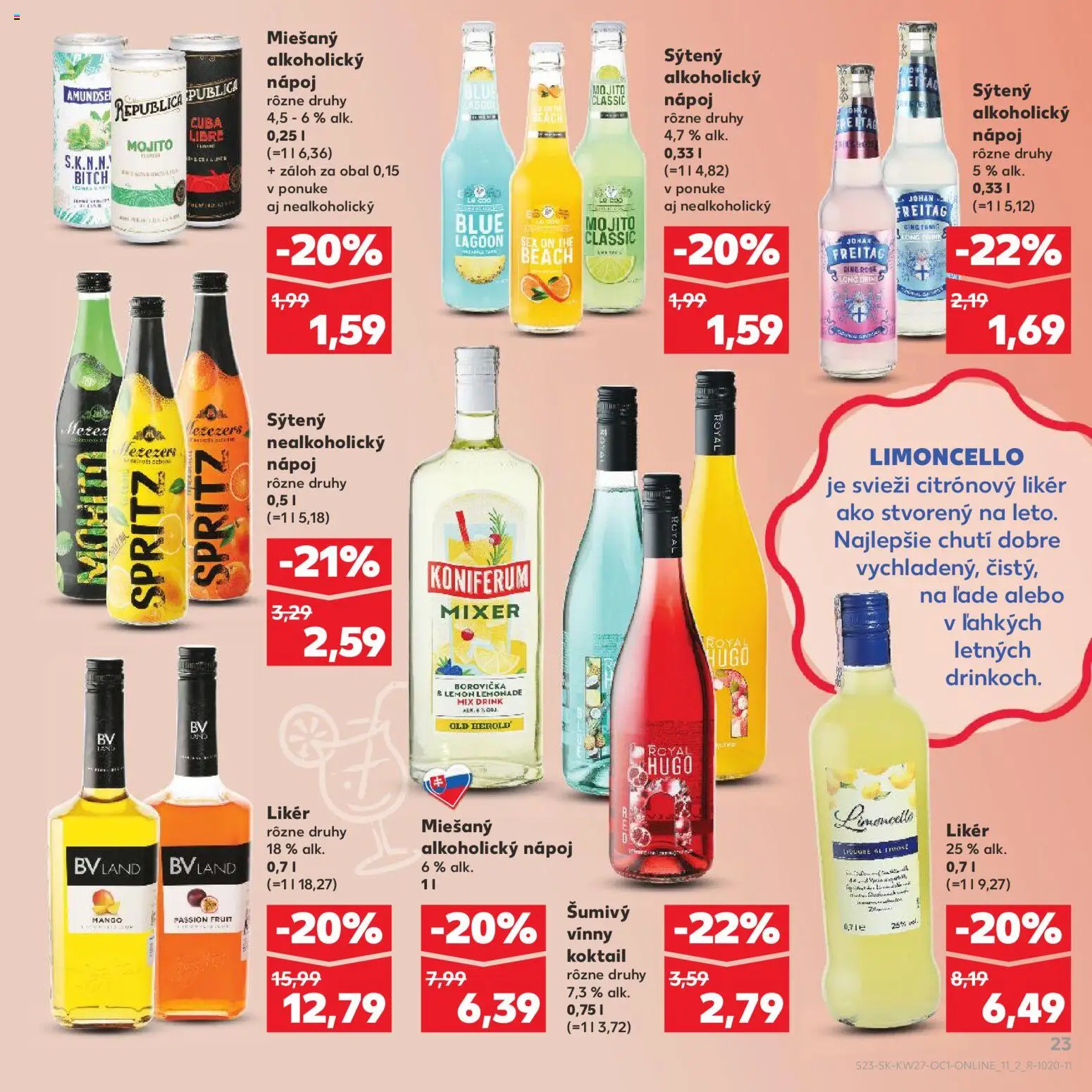Kaufland SK akciós ujság - amely érvényes a következő dátumtól: 2026.07.01. | Oldal: 23 | Termékek: Mangó