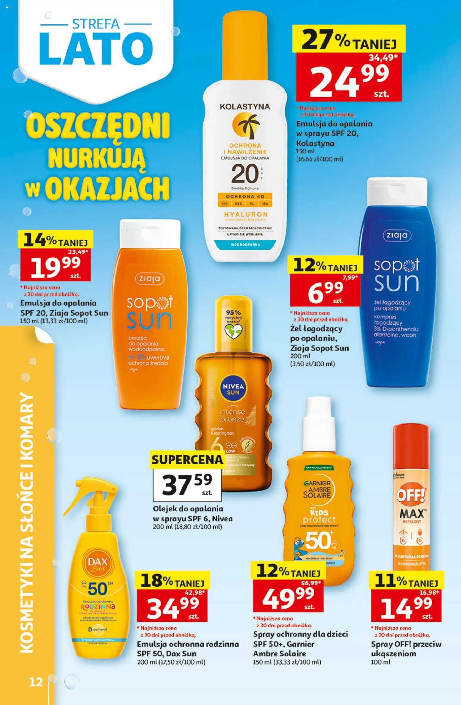 Auchan gazetka - 30 Lat Hipermarket od 18.06.2026 | Strona: 12 | Produkty: Kosmetyki