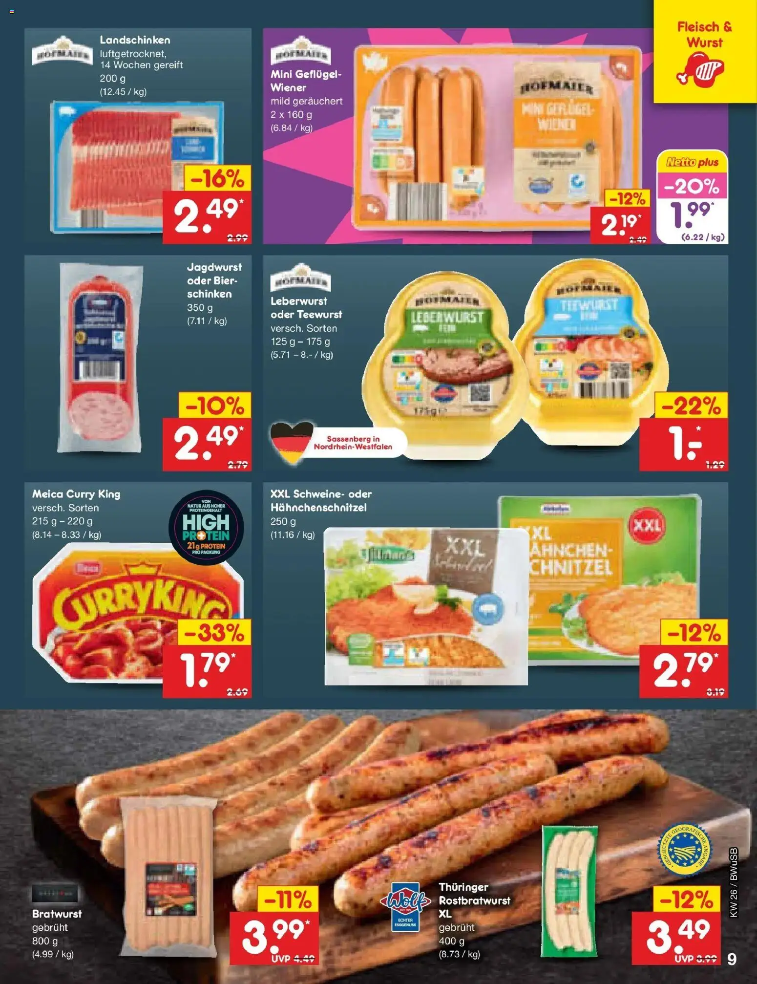 Netto Marken-Discount Prospekt Stemwede-Dielingen – gültig ab 21.06.2026 | Seite: 11 | Produkte: Bier, Bratwurst, Wurst, Schinken