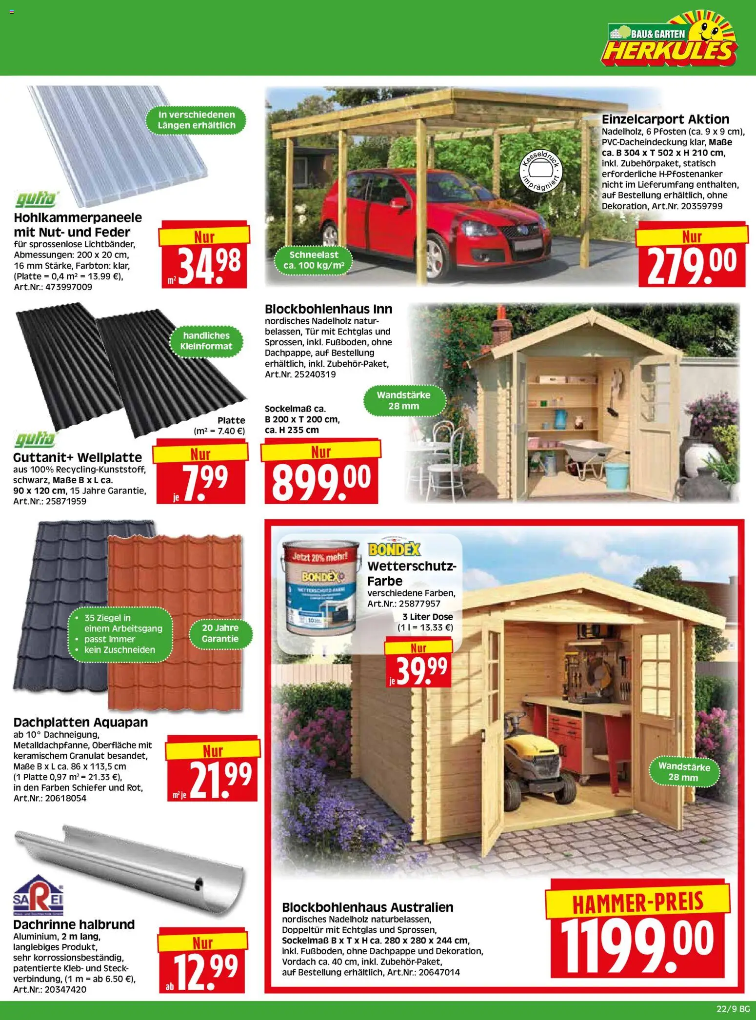 HERKULES Bau & Garten – gültig ab 26.05.2026 | Seite: 9