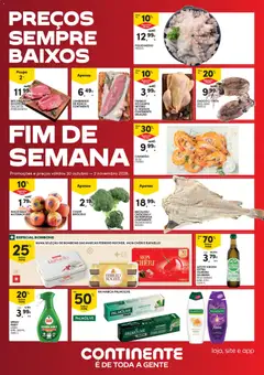 Pré-visualização Continente Fim de Semana válido de 30/10/2026