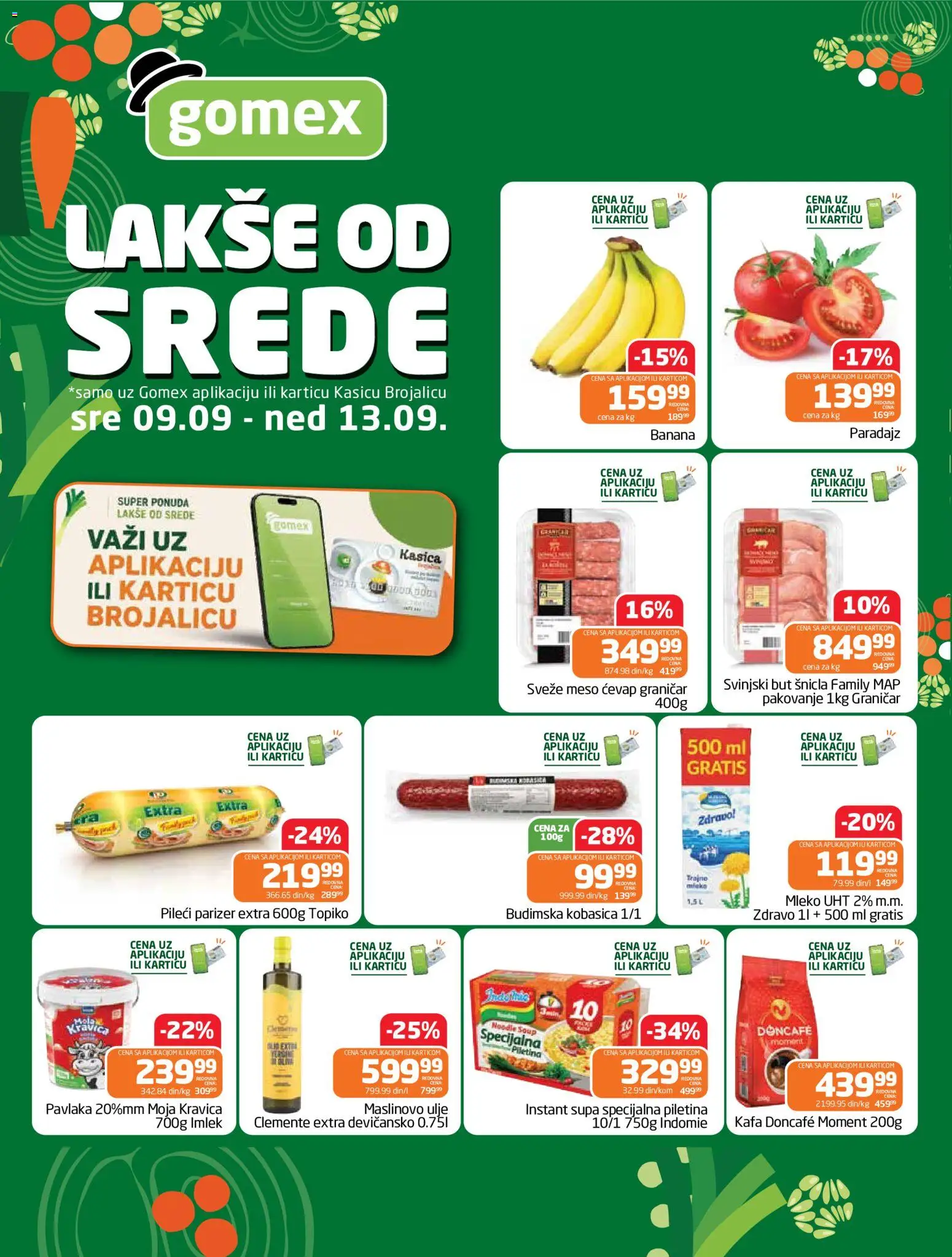 Gomex katalog - važi od 09.09.2026 | Strana: 1