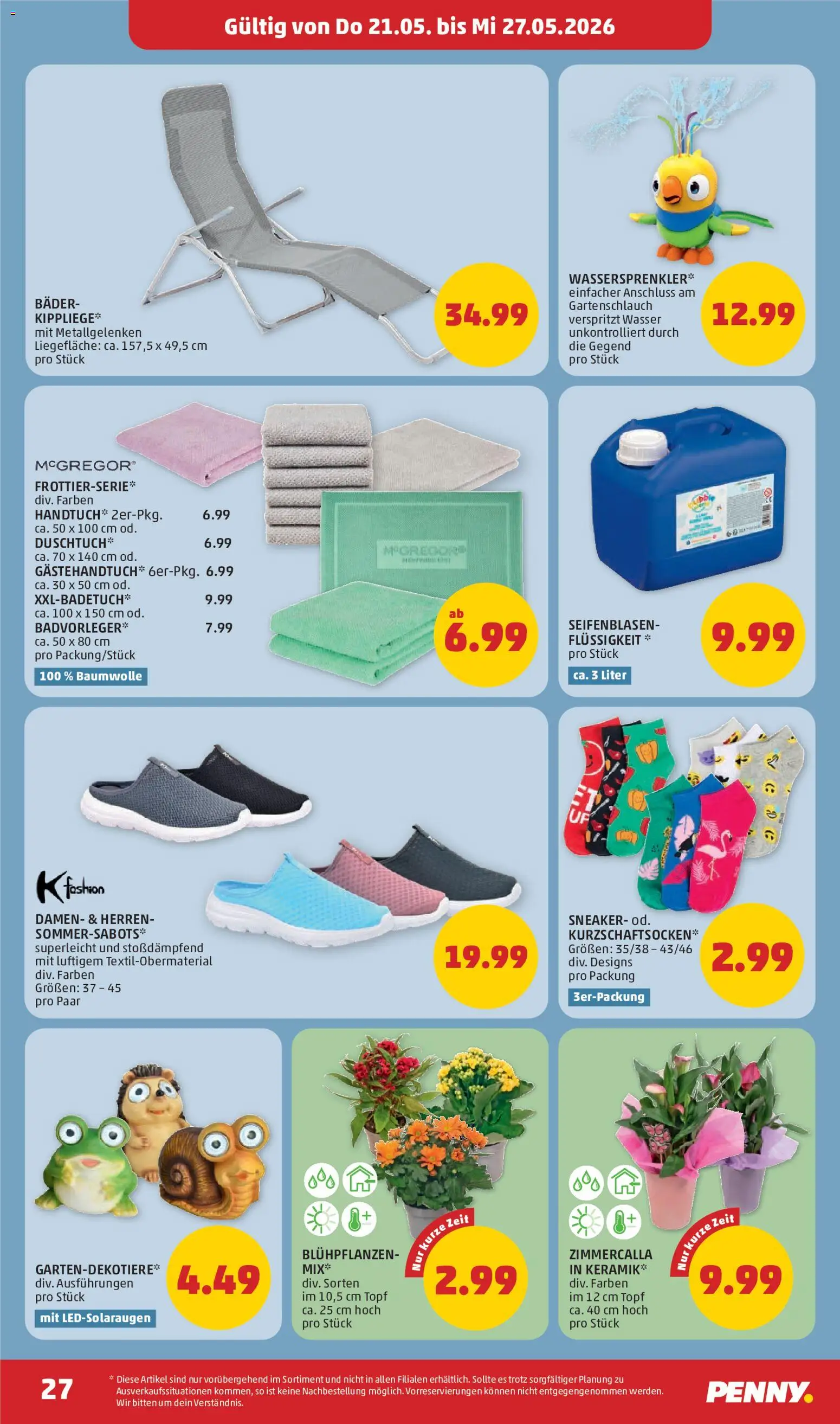 Penny Markt Flugblatt gültig ab 21.05.2026 | Seite: 27 | Produkte: Wasser