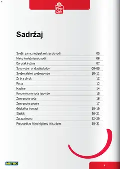 Metro katalog Fine Life - Biraj & Uživaj - pregled Metro kataloga - važi od 01.06.2026 | Strana: 4 | Proizvode: Masline, Mleko