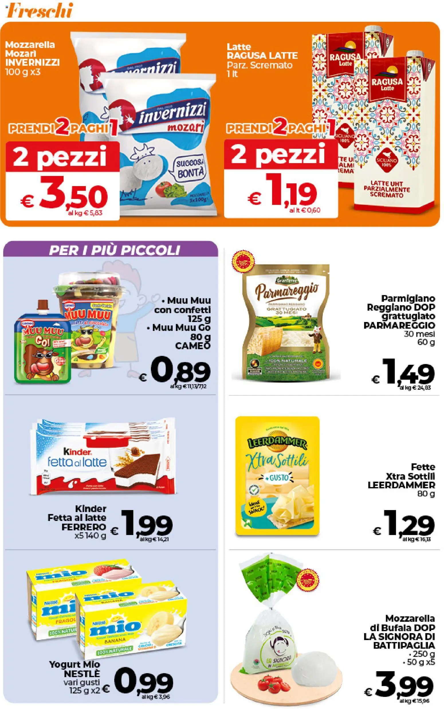 Volantino Ipercoop del 09.06.2026 | Pagina: 17 | Prodotti: Tè, Mozzarella, Latte, Parmigiano