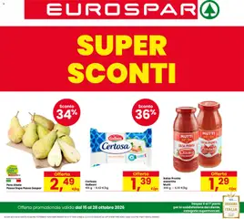 Anteprima del volantino Eurospar volantino Malcesine valido a partire dal 15/10/2026