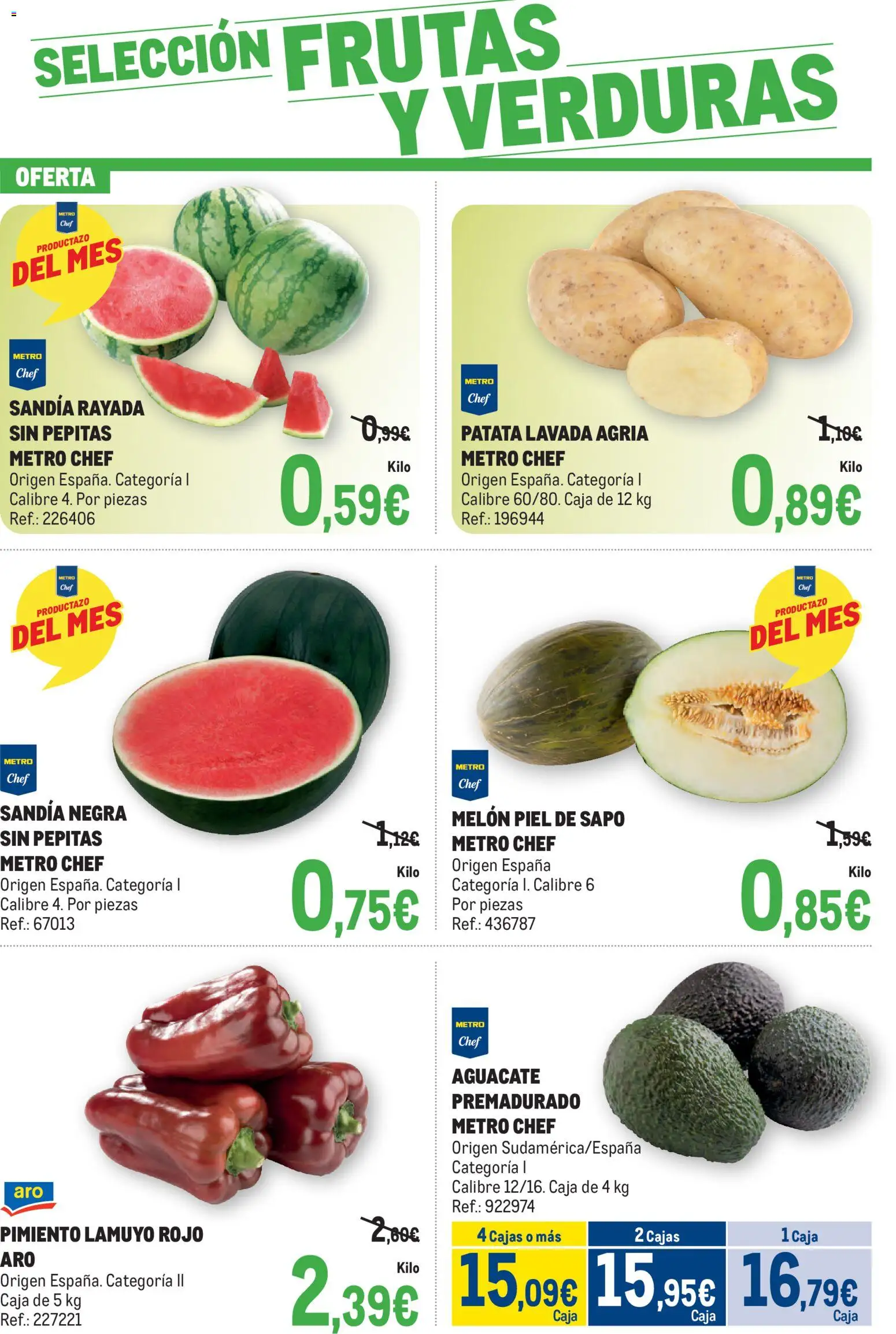 Makro Fresco Península │ válido desde el 14/07/2026 | Página: 3 | Productos: Φορτιστής, Κάδος απορρυμάτων, Sandía, Caja