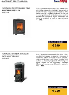 Anteprima del volantino Eurobrico Stufe a Legna catalogo valido a partire dal 23.07.2025 | Pagina: 28 | Prodotti: Stufa a legna, Stufa