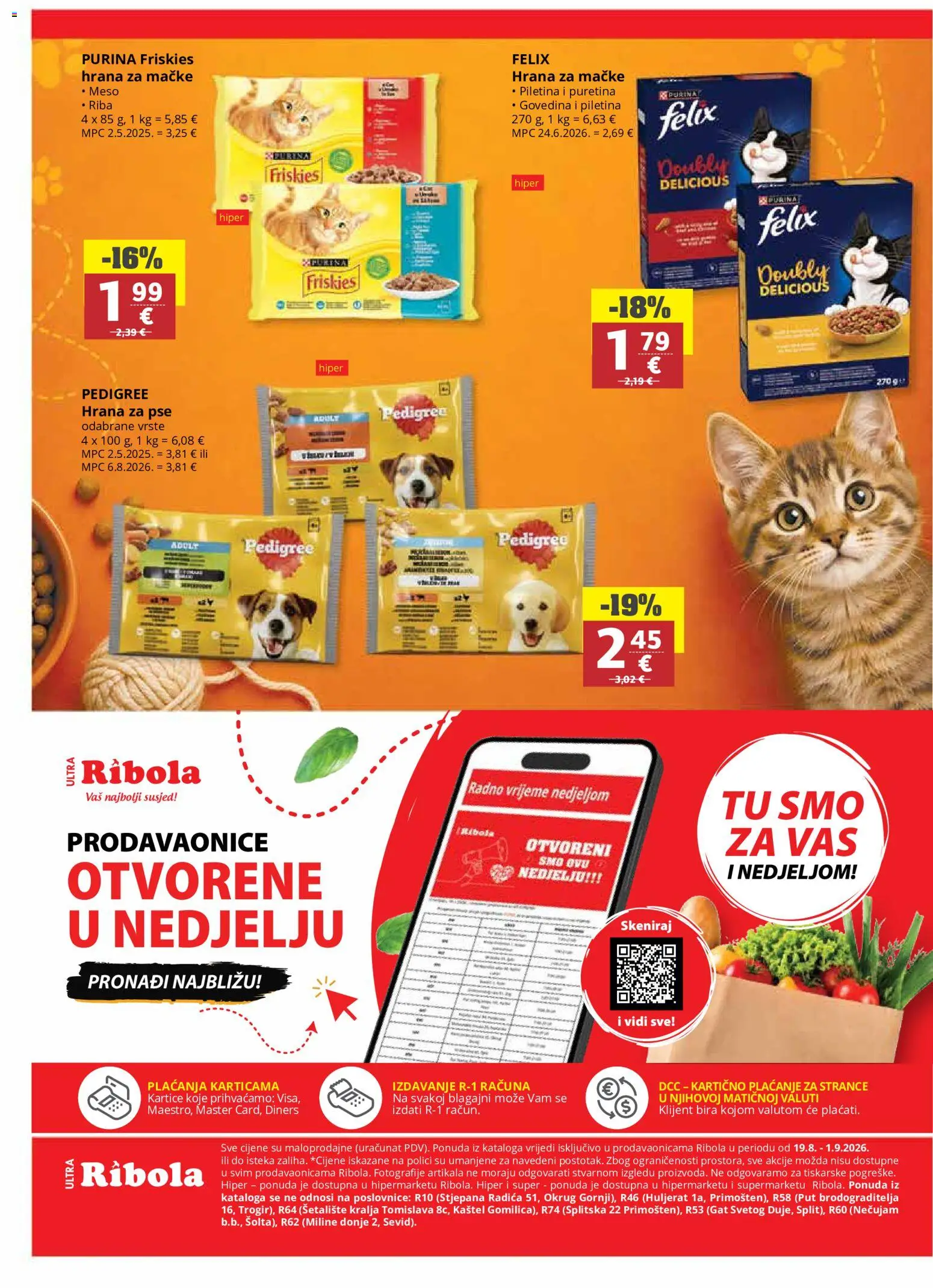 Ribola katalog | vrijedi od 19.08.2026 | Stranica: 24 | Proizvodi: Puretina, Piletina, Riba, Govedina