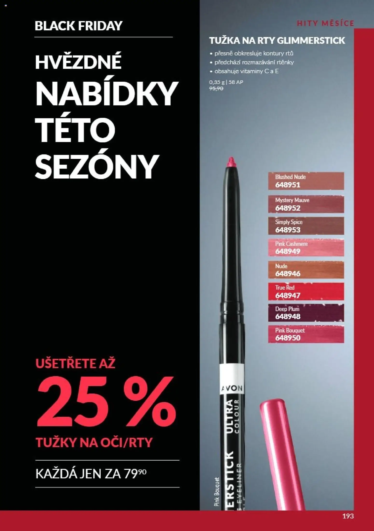 Avon Katalog 11/2026 od 01.11.2026 | Strana: 193 | Produkty: Vitamíny, Tužka