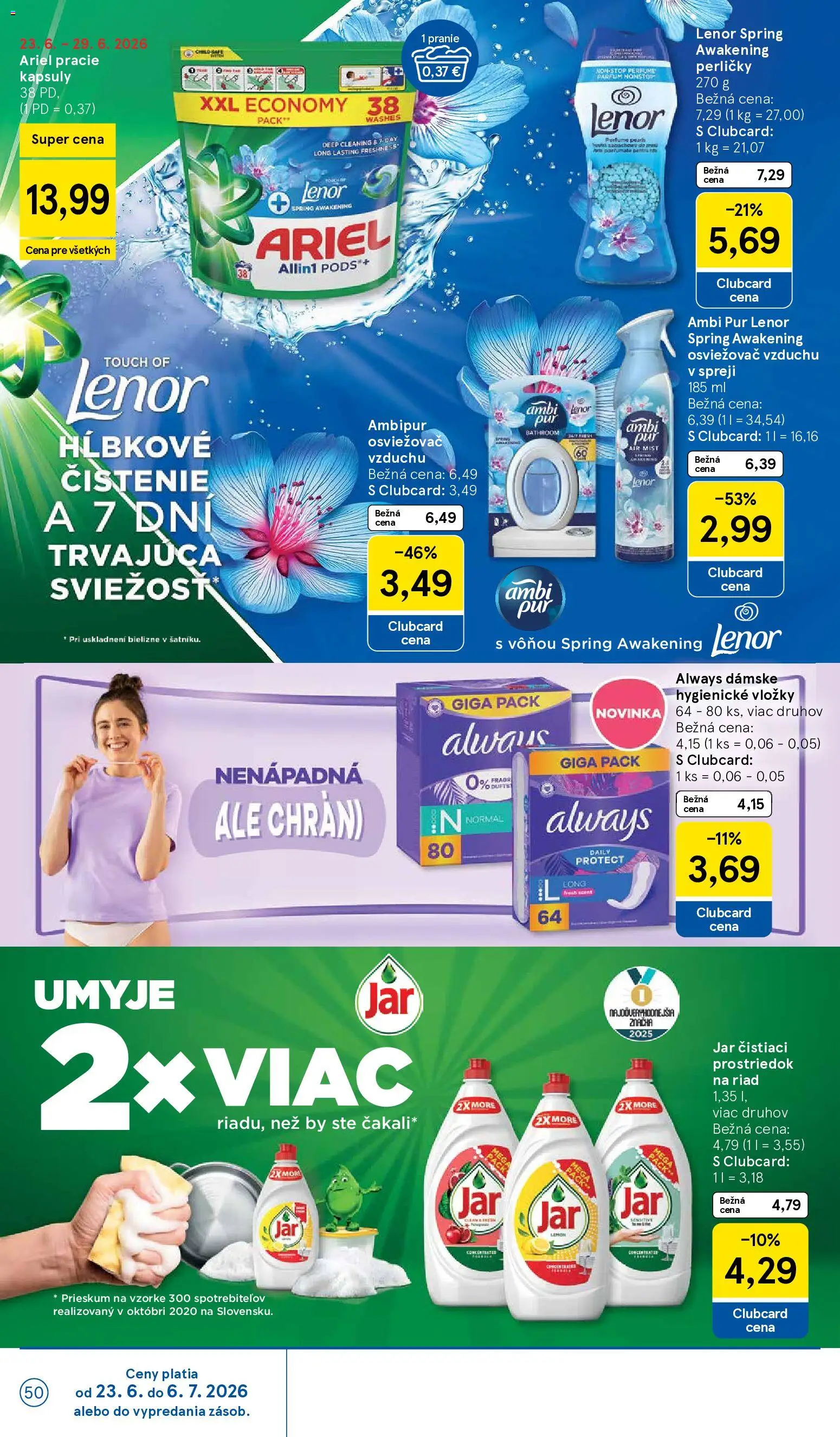 Nové Tesco akcie – leták je platný od 24.06.2026 | Strana: 50