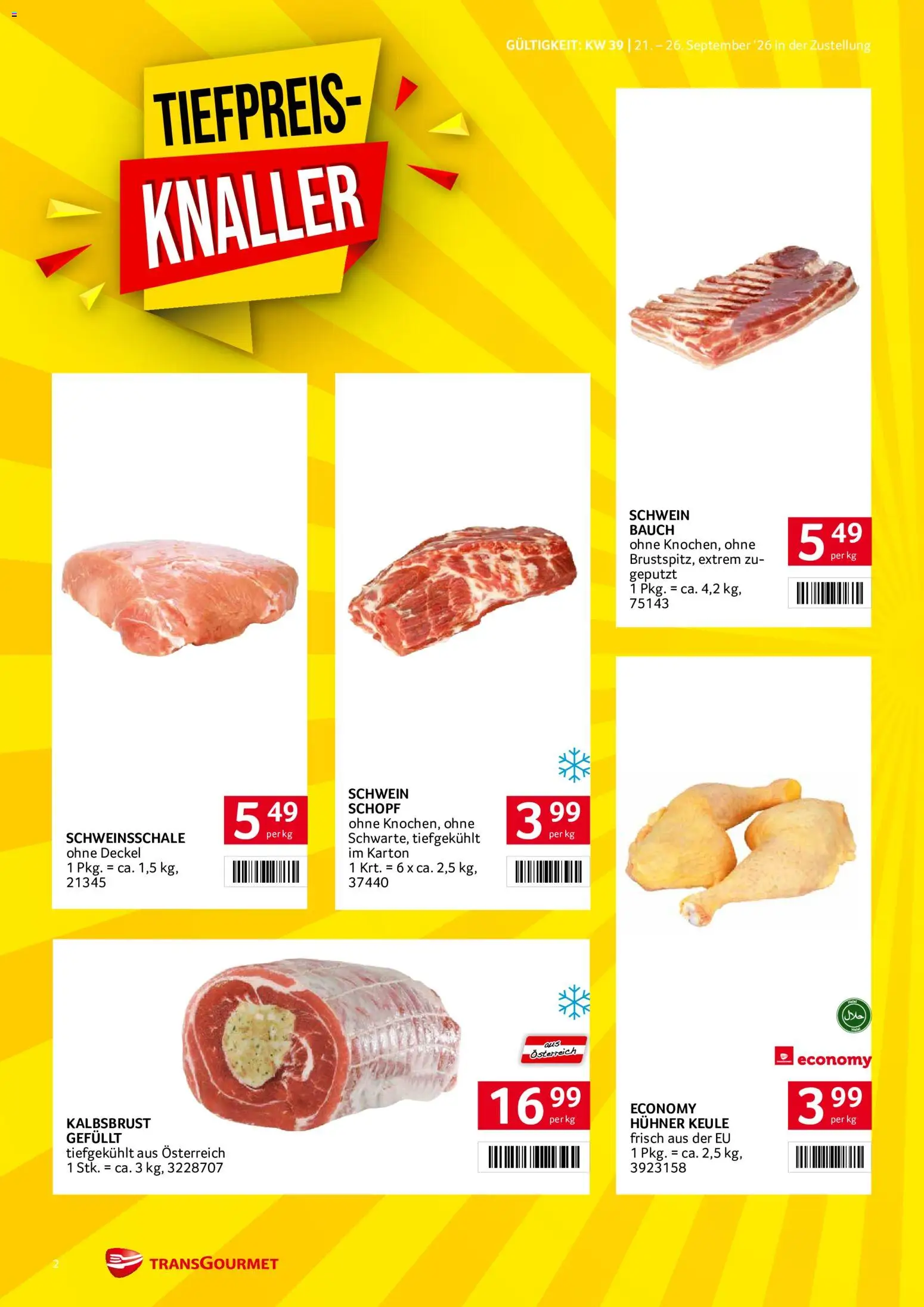 Transgourmet Zustellaktion gültig ab 20.09.2026 | Seite: 2