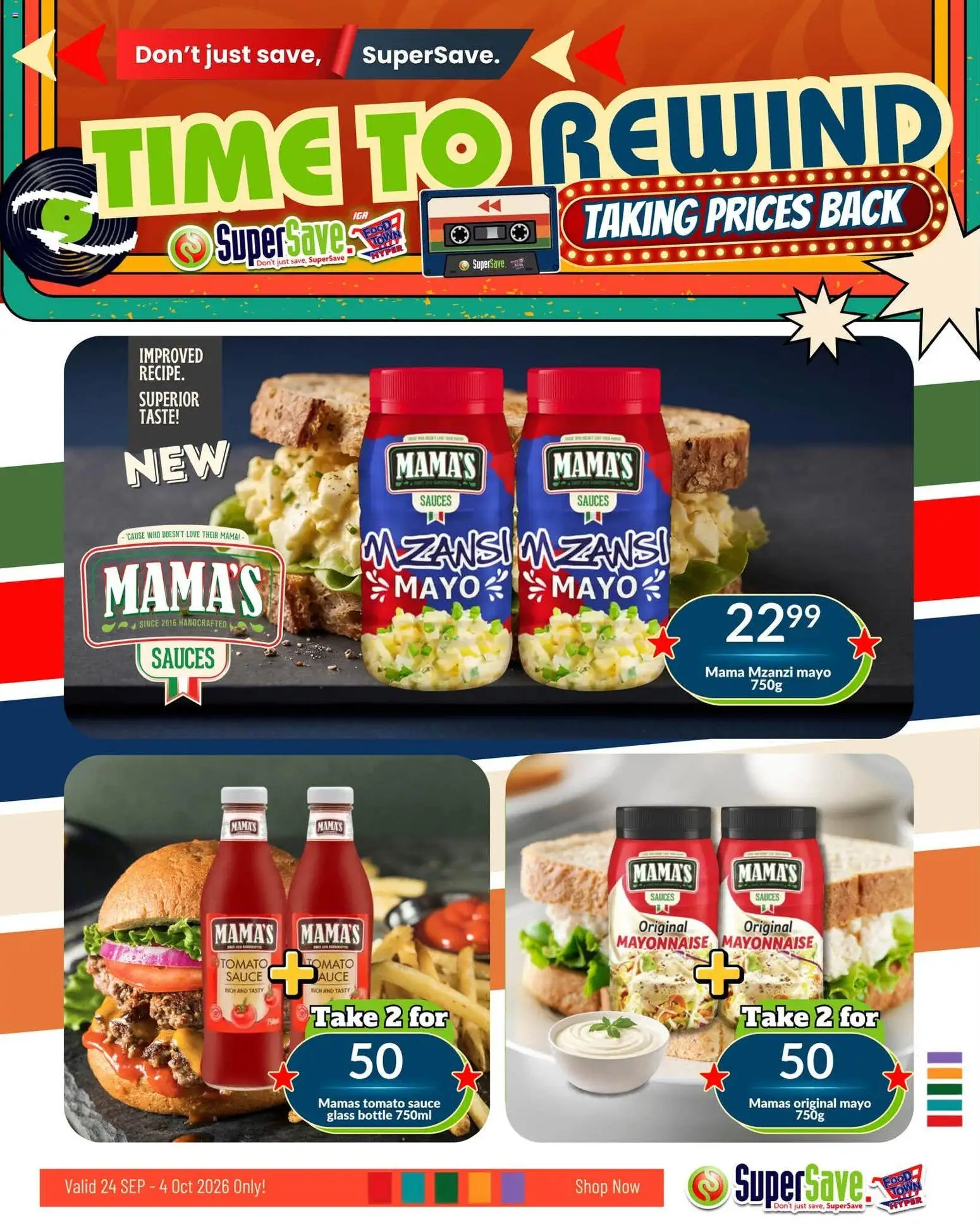 New Super Save catalogue – valid from 24/09/2026 | Page: 16 | Products: Sauces, Tomato sauce, Mayonnaise, Sauce