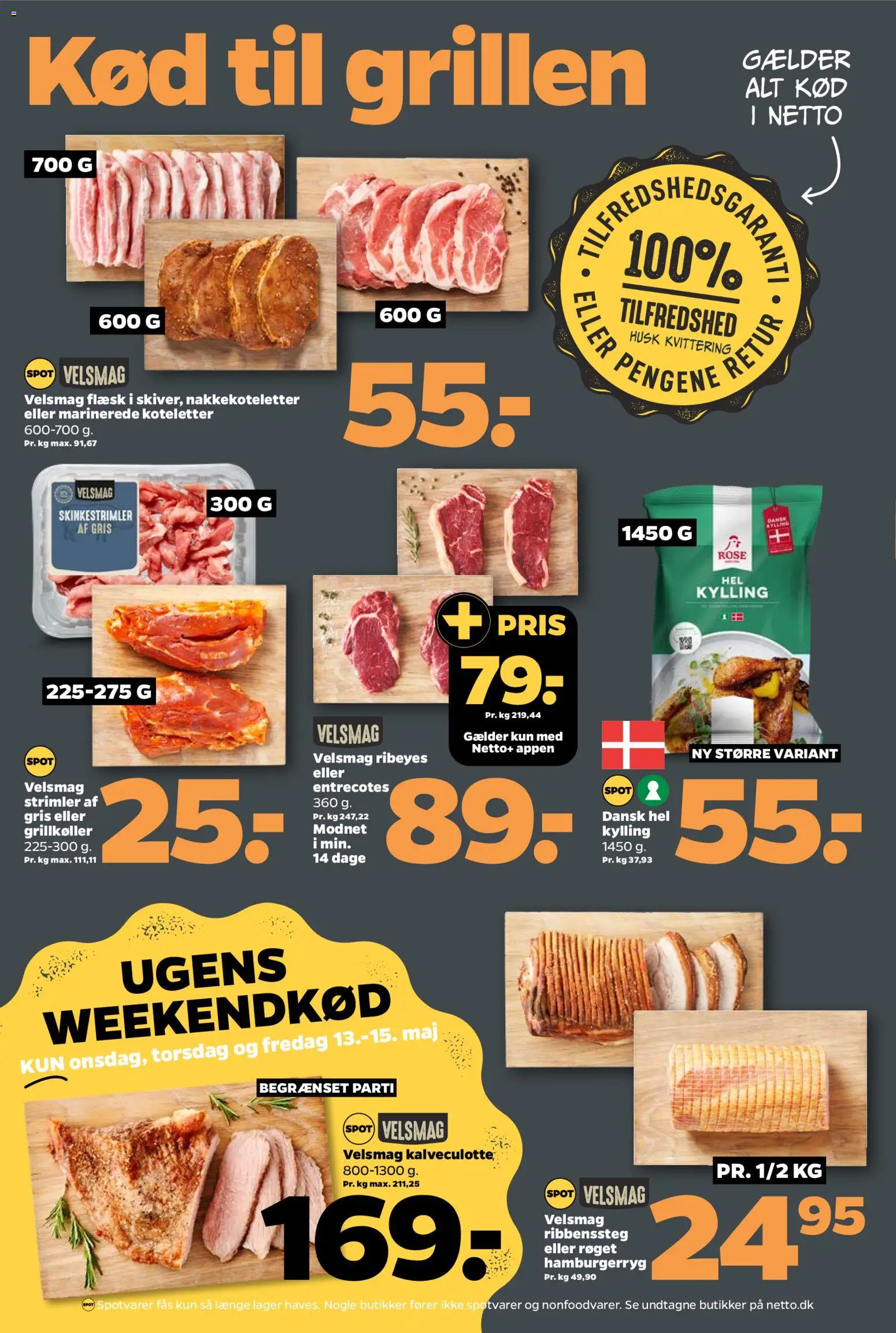 Netto tilbudsavis – gyldig fra 08.05.2026 | Side: 5 | Produkter: Koteletter, Hamburgerryg