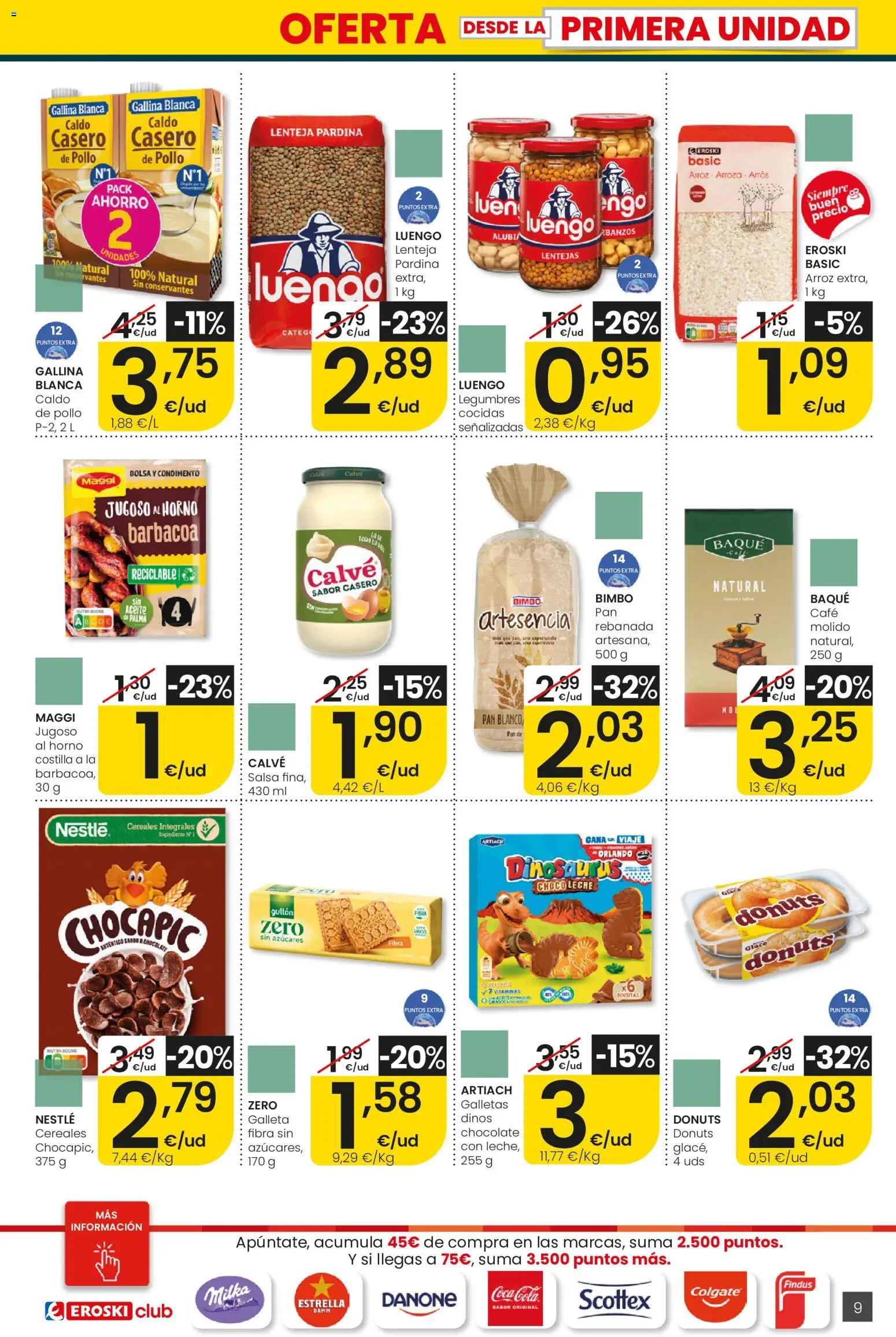 Eroski folleto │ válido desde el 01/10/2026 | Página: 9 | Productos: Pan, Cereales, Legumbres, Horno