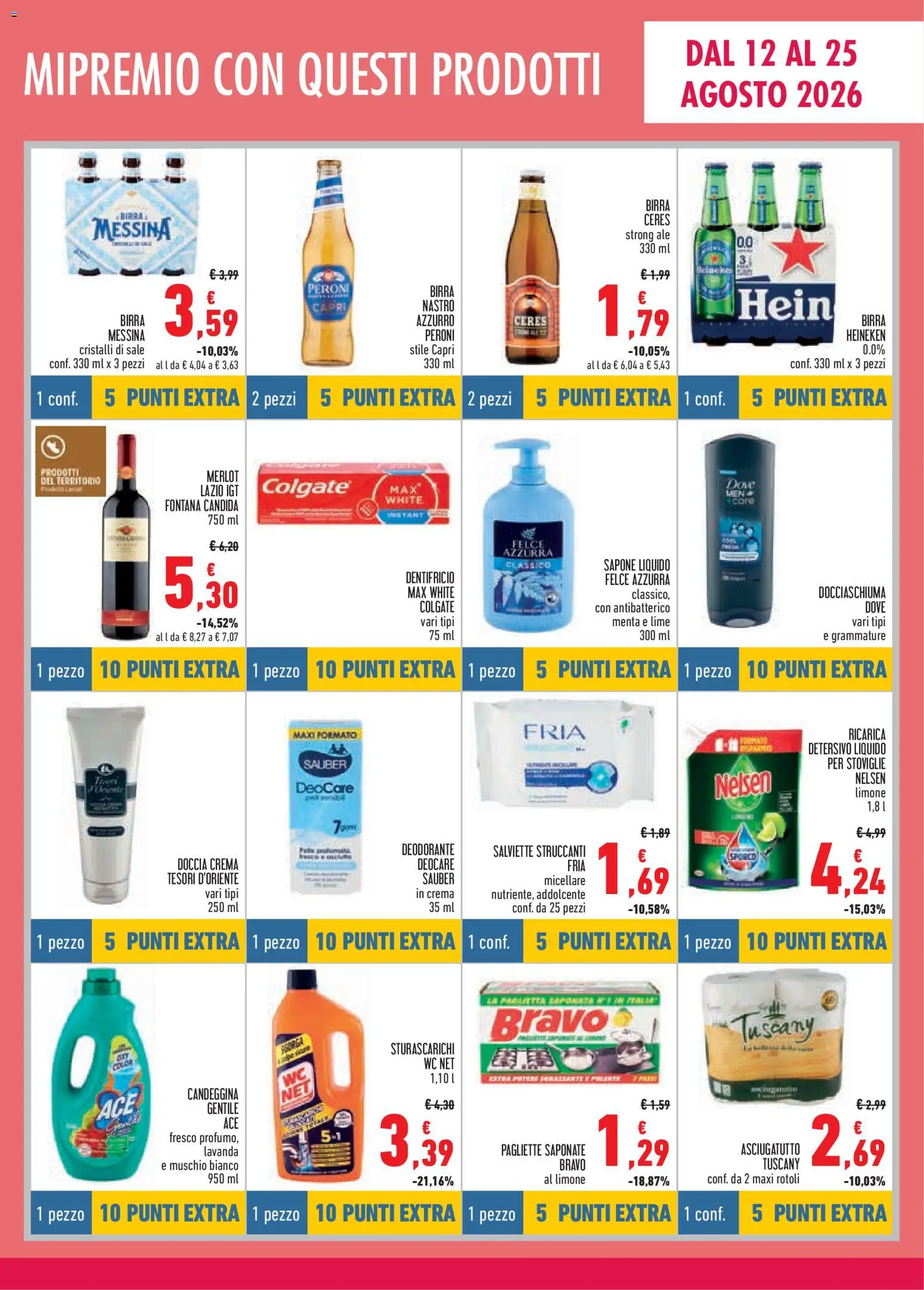 Volantino Conad del 12/08/2026 | Pagina: 7 | Prodotti: Limone, Asciugatutto, Heineken, Doccia