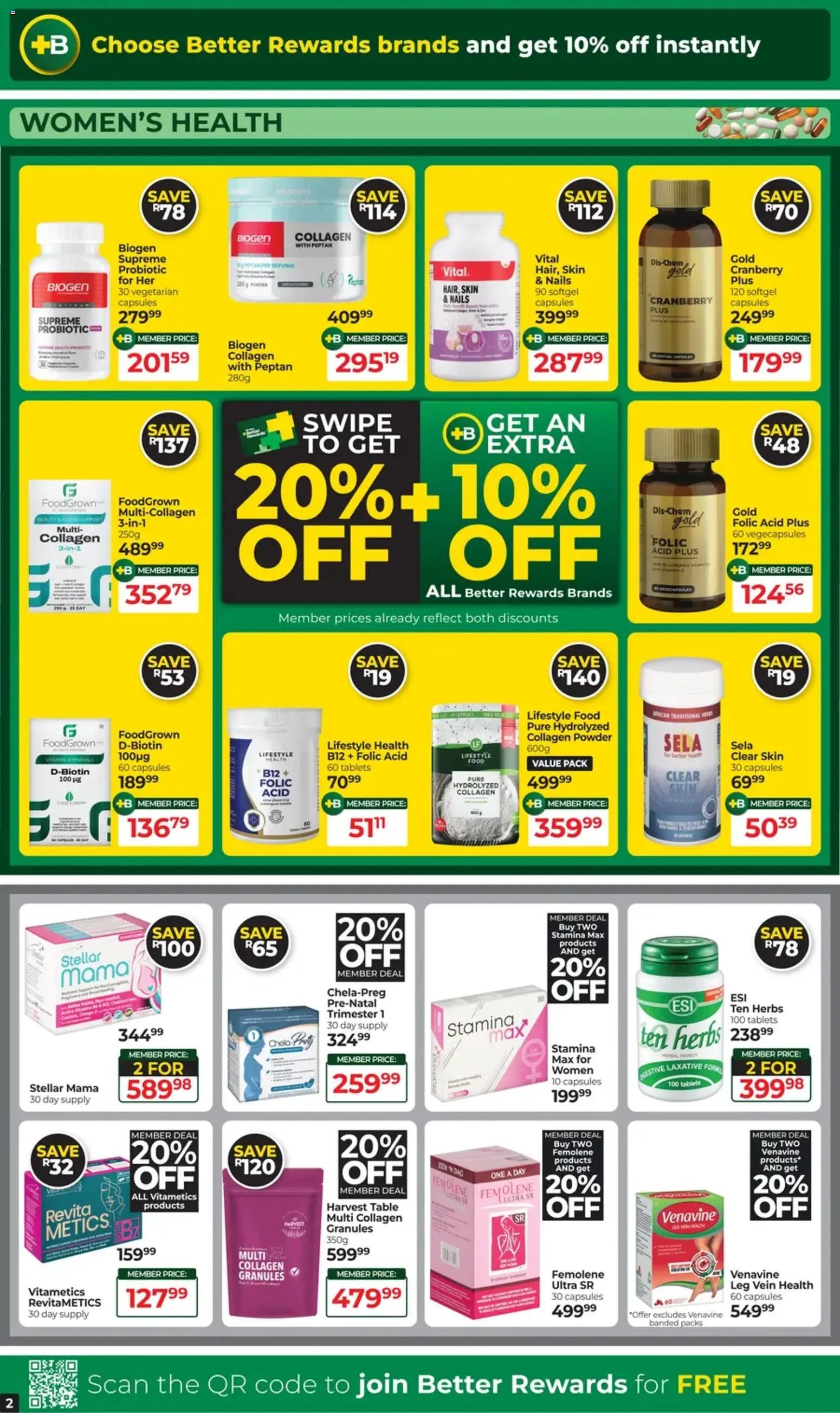 New Dis-Chem catalogue – valid from 11/08/2026 | Page: 23 | Products: Table, Powder, Herbs