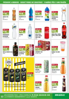 Náhled letáku Ratio leták od 01.07.2026 | Strana: 4 | Produkty: Royal Crown Cola, Poděbradka, Magnesia, Sprite