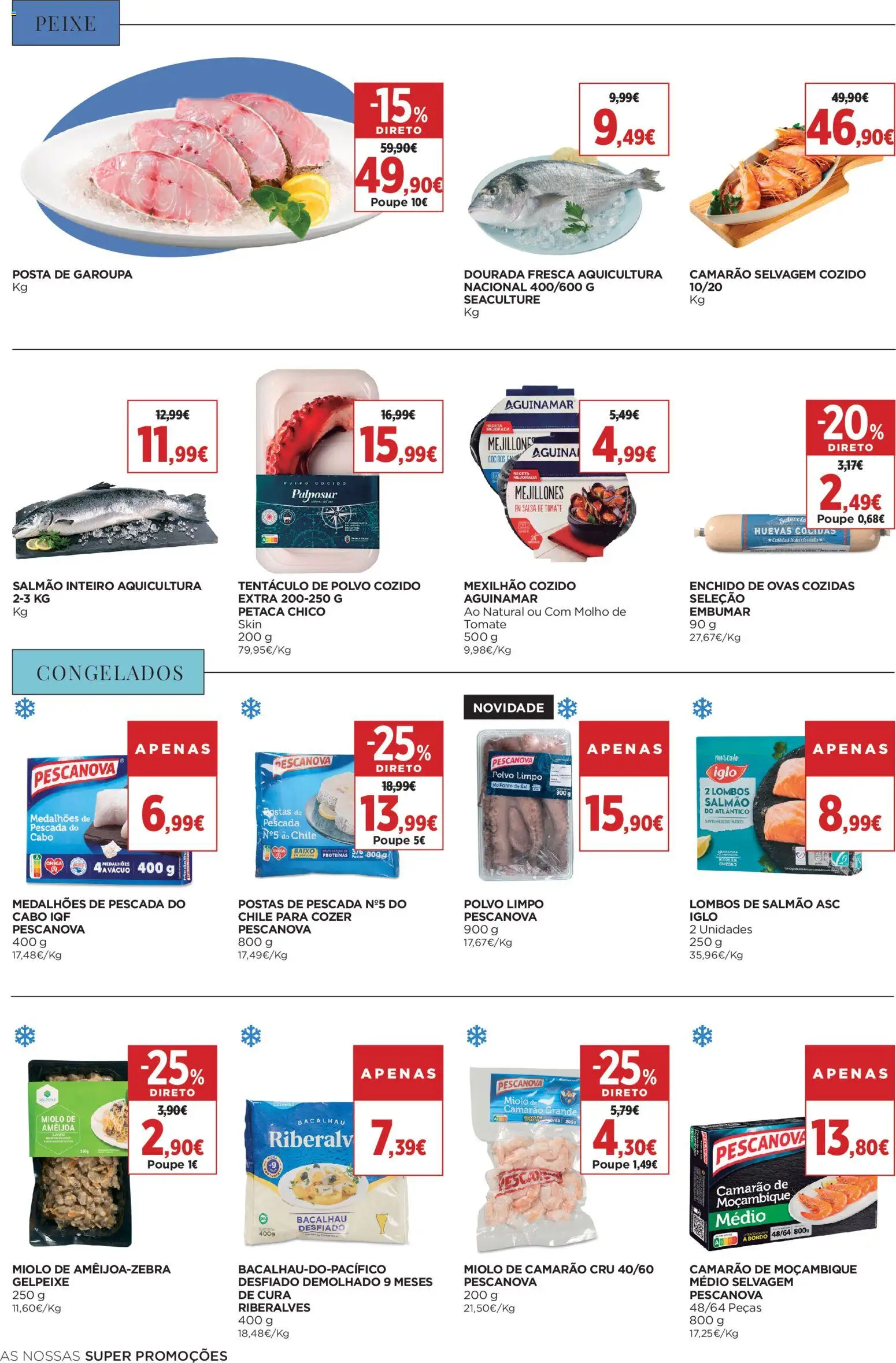 El Corte Ingles folheto │ válido de 18/09/2026 | Página: 20 | Produtos: Dourada, Sal, Salmão, Peixe