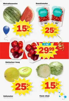 Pekås erbjudanden - Förhandsvisning av reklamblad från butik Pekås aktuell från 22/06/2026 | Sida: 11 | Produkter: Vitkål, Korg, Tomater