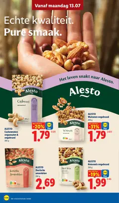 ALESTO Walnoten ongebrand, Walnoten ongebrand 200 g - Voorbeeld van een folder van Lidl, geldig van 13-07-2026 | Pagina: 14