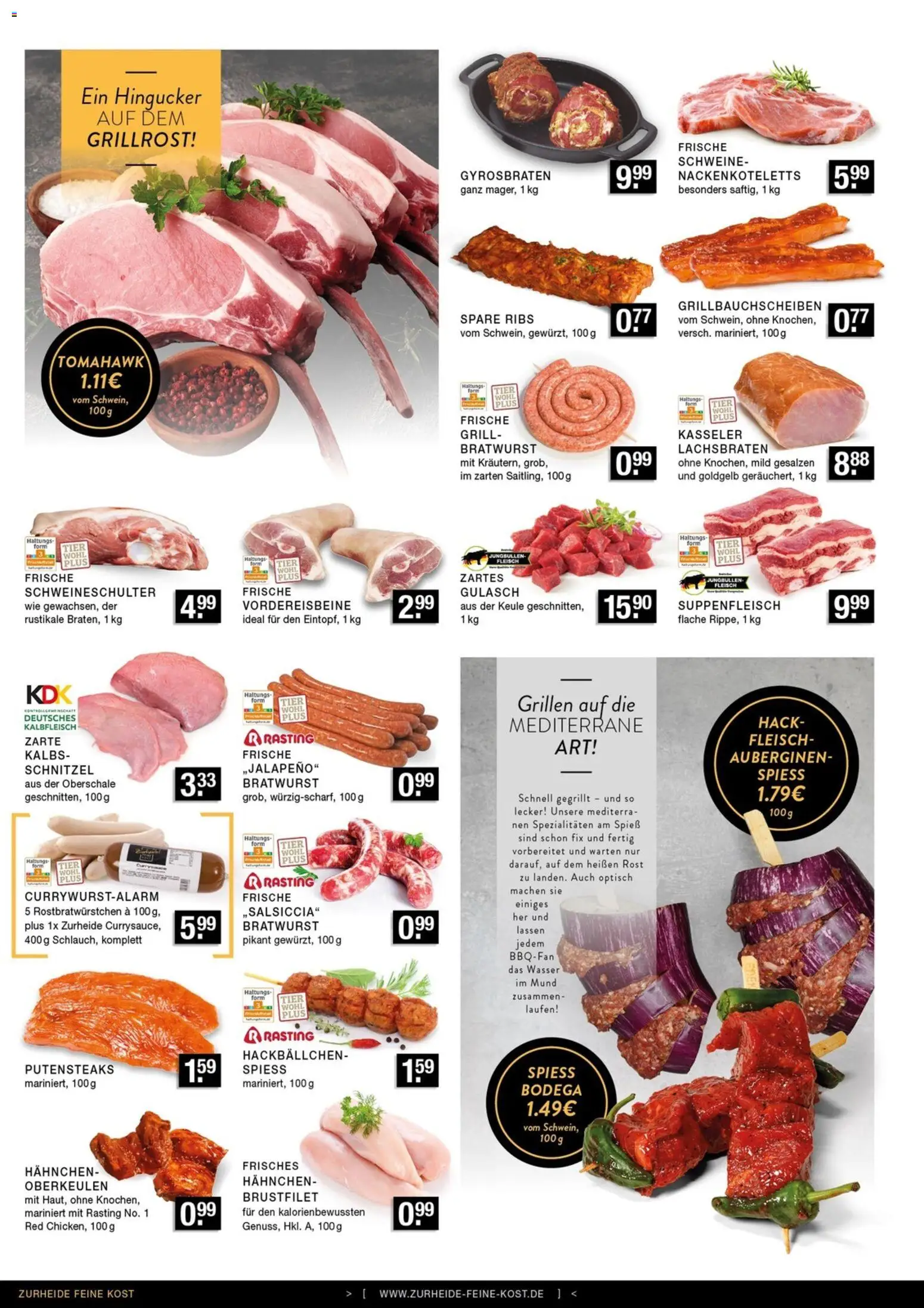 Edeka Zurheide Prospekt – gültig ab 20.07.2026 | Seite: 2 | Produkte: Wasser, Gulasch, Suppenfleisch, Fleisch