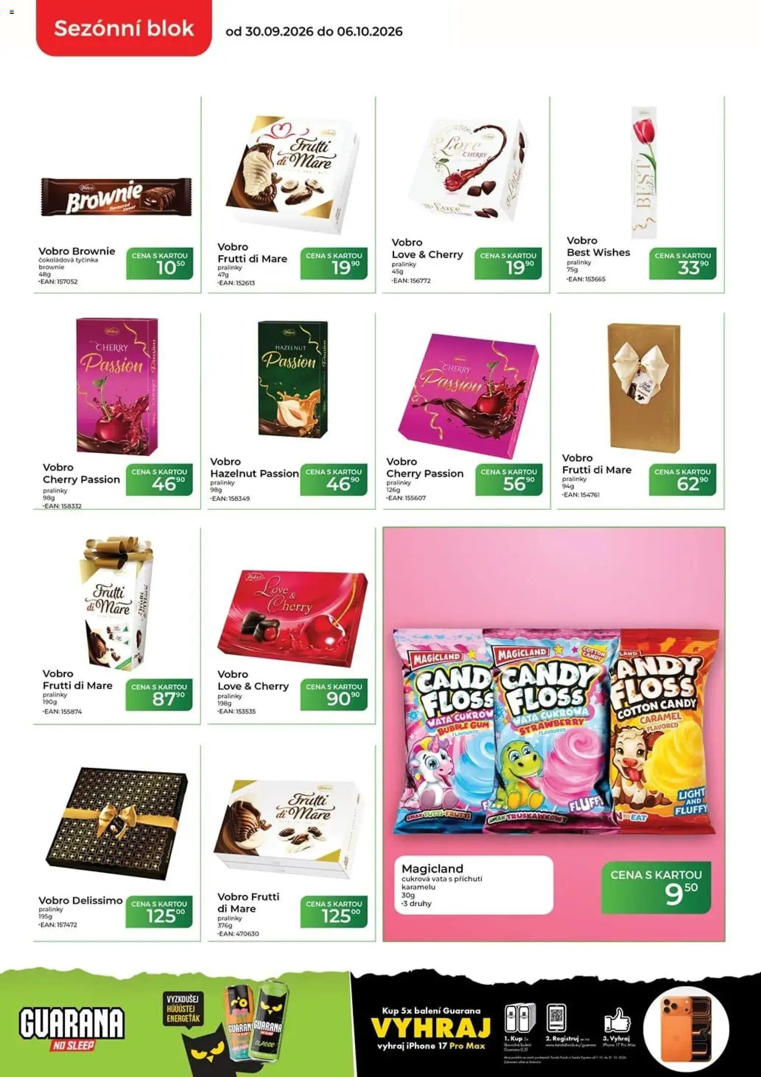 Tamda Foods leták od 30.09.2026 | Strana: 6 | Produkty: Brownie, Blok, Čokoládová tyčinka, Vata