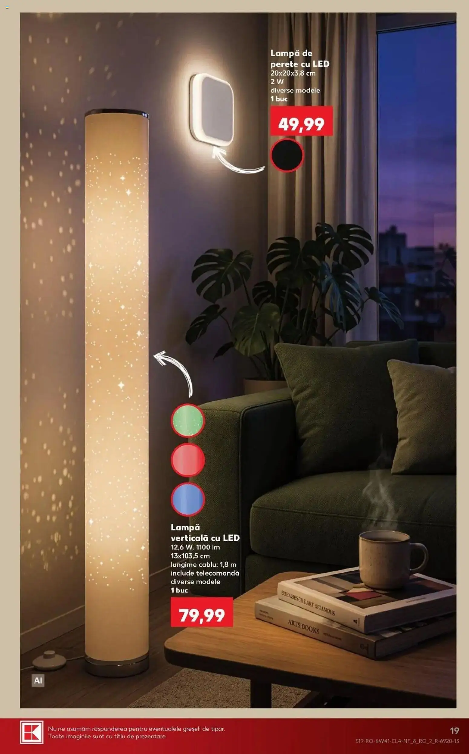 Kaufland Satu Mare 07.10.2026 - Revista si Oferta | Pagină: 19 | Produse: Cablu, Art, LED, Lampă